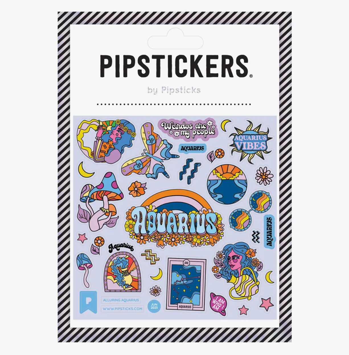 Glow In the Dark Zodiac Sticker Steets