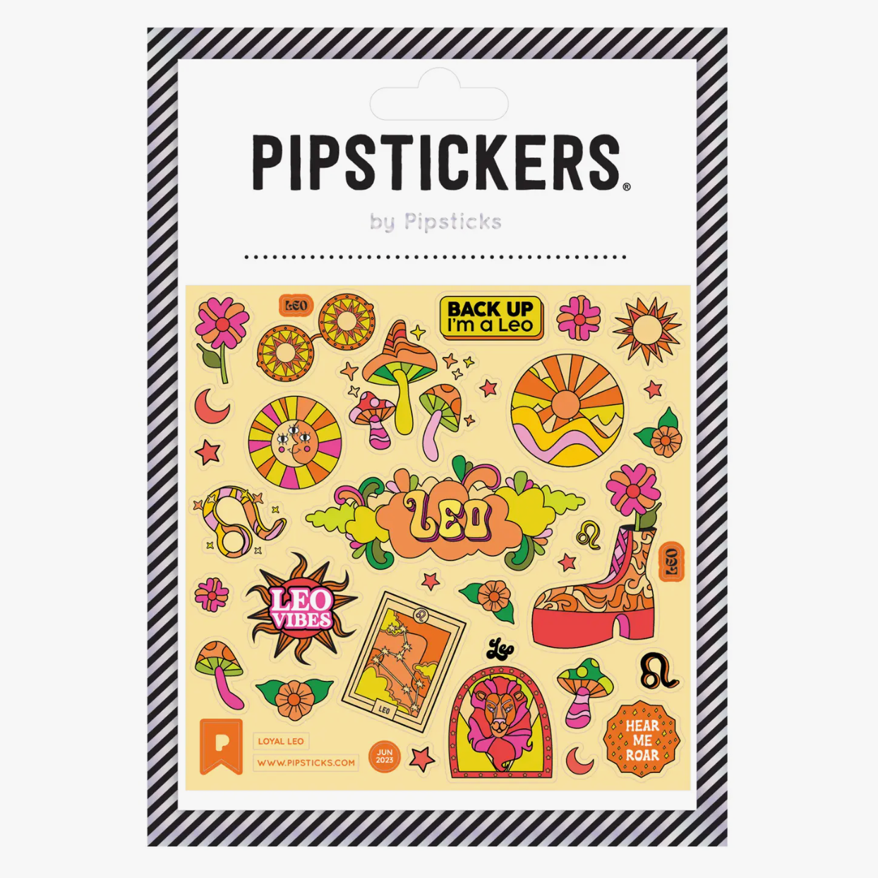 Glow In the Dark Zodiac Sticker Steets