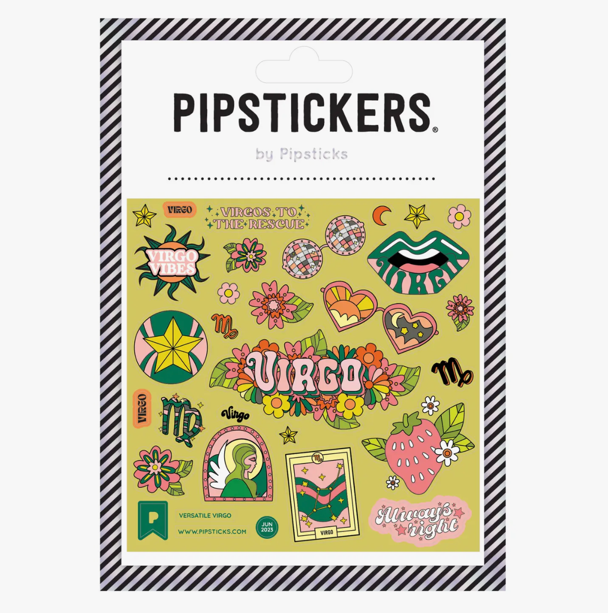 Glow In the Dark Zodiac Sticker Steets