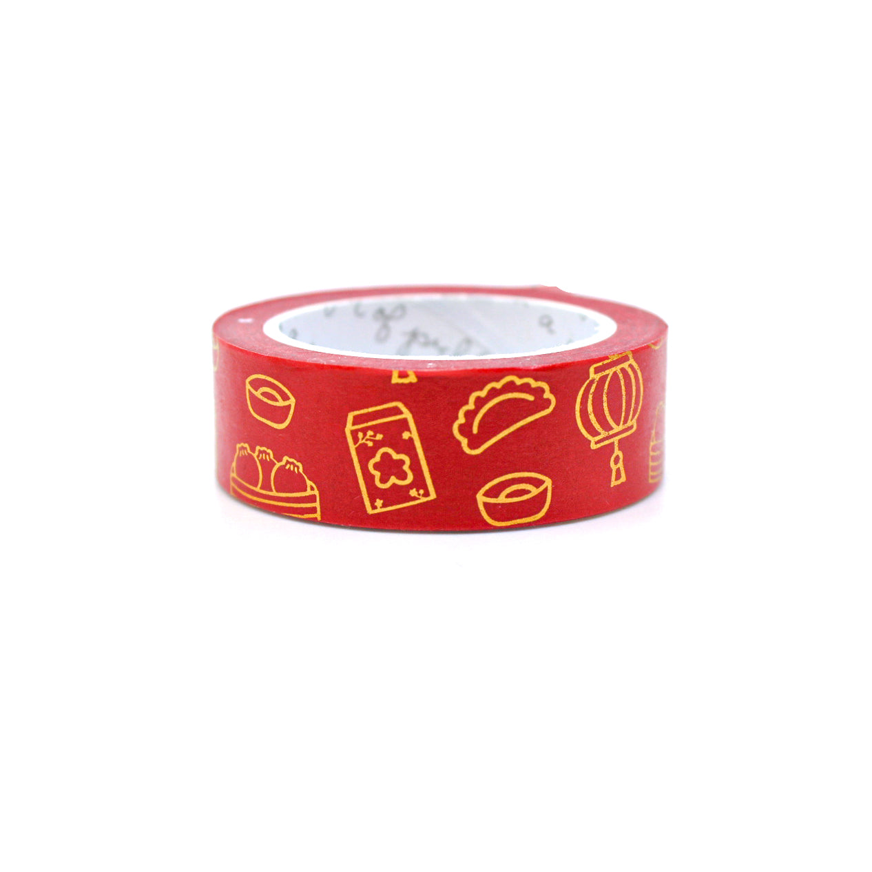 Lunar New Year Washi Tape features traditional motifs and symbols associated with the Lunar New Year, such as dragons, lanterns, fireworks, and the Chinese zodiac animals. It's perfect for adding a festive touch to your crafts, decorations, and gifts during the Lunar New Year celebrations. This tape is from A Jar of Pickles and sold at BBB Supplies Craft Shop.