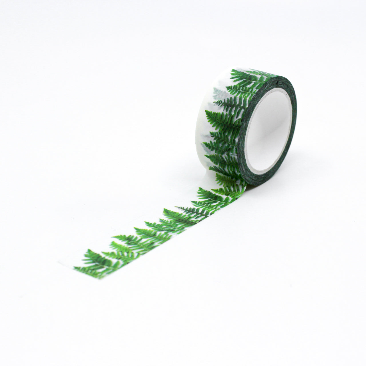 Bring the beauty of nature to your projects with our green ferns washi tape, featuring a captivating pattern of lush and verdant fern leaves. This tape is designed by Bottle Branch and sold at BBB Supplies Craft Shop.
