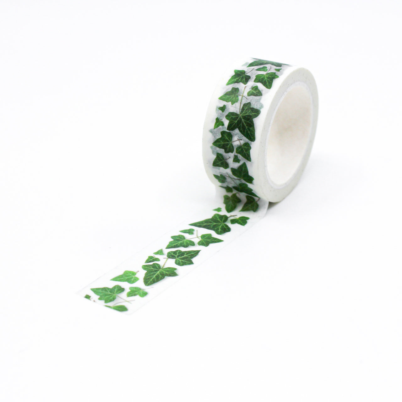 Infuse your projects with a sense of whimsical charm using our green ivy leaves washi tape, adorned with graceful ivy foliage that evokes a lush and organic feel. This tape is designed by Bottle Branch and sold at BBB Supplies Craft Shop.