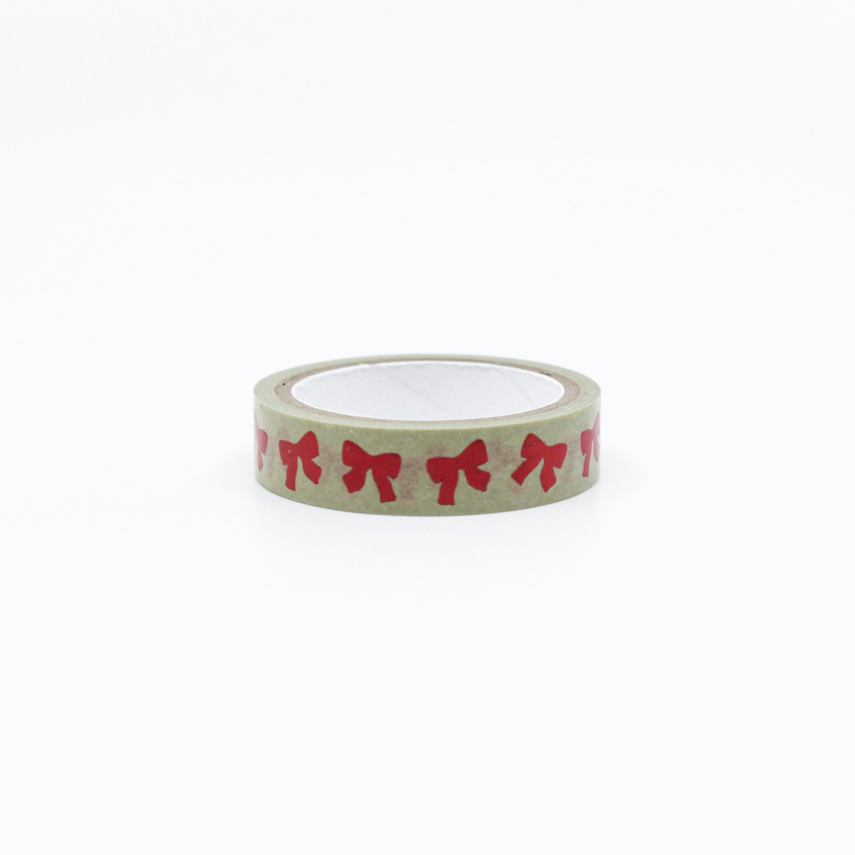 Infuse your creations with the magic of the holiday season using our washi tape adorned with classic red bow patterns, evoking the joy and festivity of holiday decorations. This tape is sold at BBB Supplies Craft Shop.
