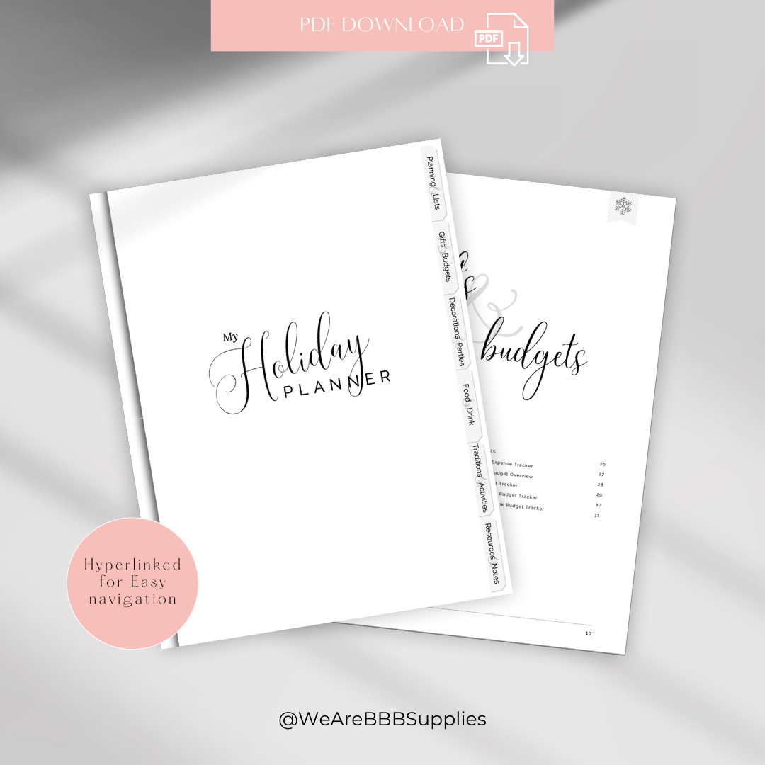 Holiday Budget and Planner