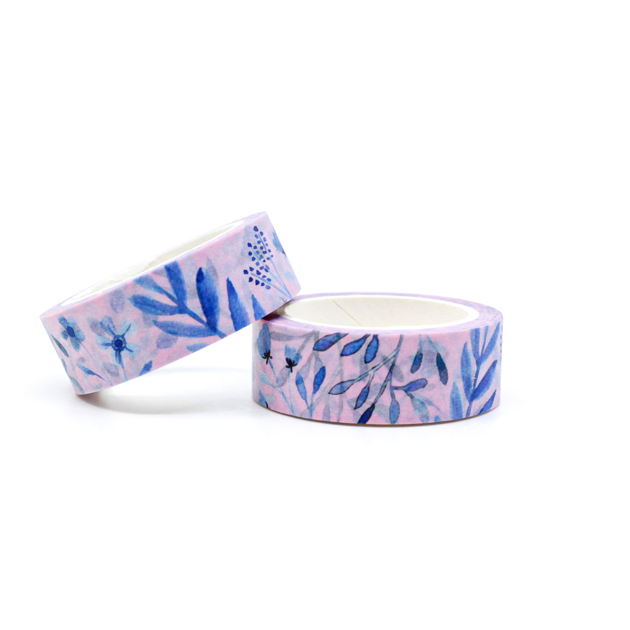 Enhance your crafts with our Lavender and Blue Floral Washi Tape, featuring a charming floral pattern in shades of lavender and blue. Ideal for adding a touch of elegance and nature to your projects. This tape is designed by Sarah Francis and sold at BBB Supplies Craft Shop.
