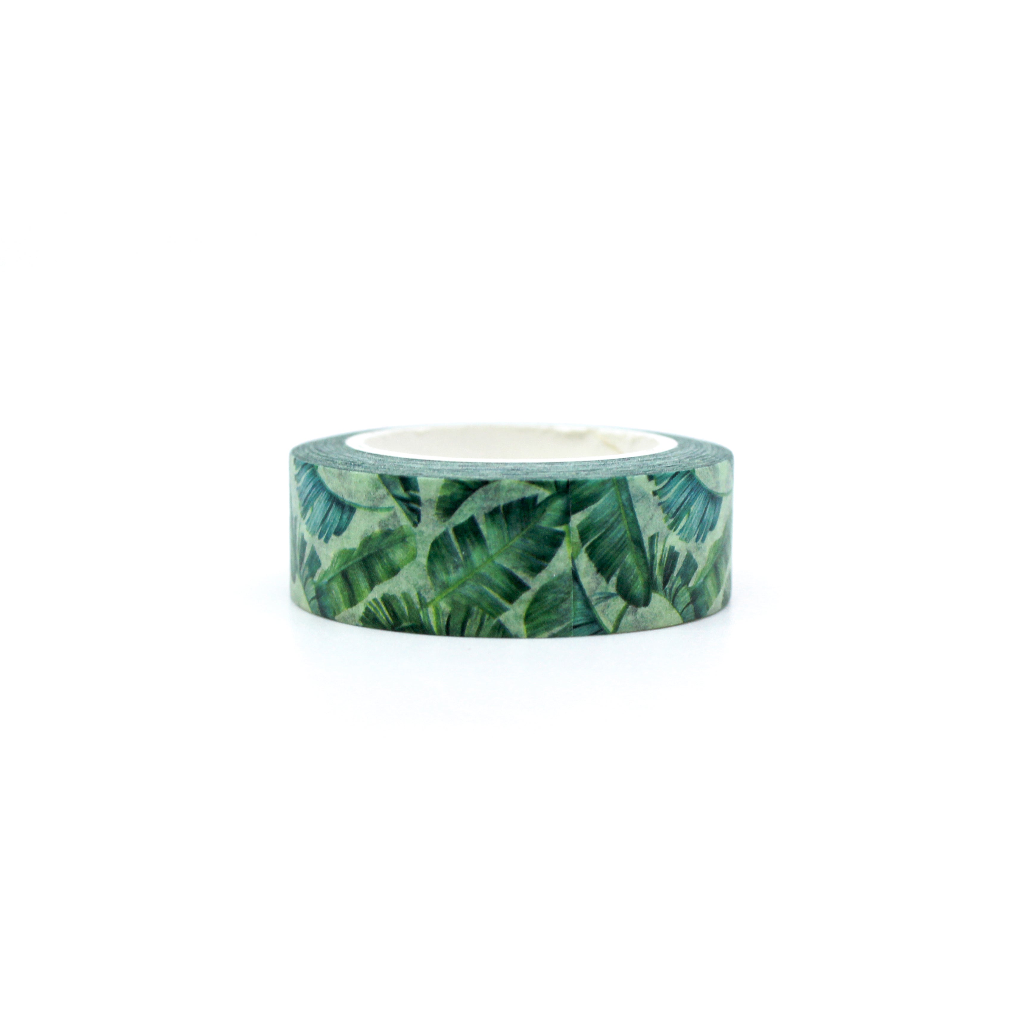 Transport yourself to a tropical paradise with our vibrant banana leaf washi tape, featuring lush green foliage for a touch of exotic beauty. Infuse your projects with a tropical flair using our stunning banana leaf washi tape, adorned with rich green foliage that exudes a sense of lushness and serenity. This tape is sold at BBB Supplies Craft Shop.
