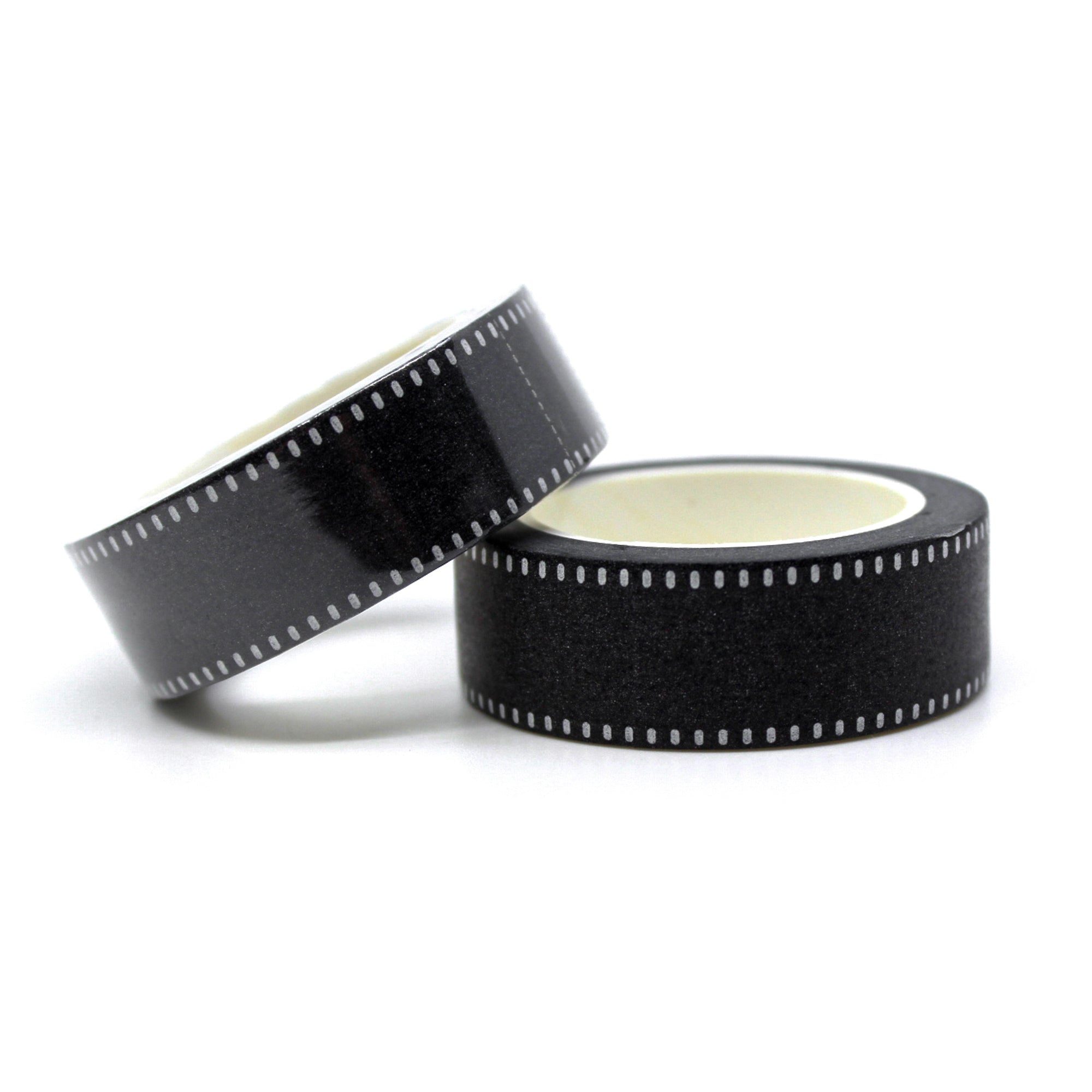 Enhance your creations with our captivating black faux grosgrain ribbon washi tape, showcasing a chic ribbon-like pattern that brings a sense of style and refinement to your crafts. This tape is sold at BBB Supplies Craft Shop.