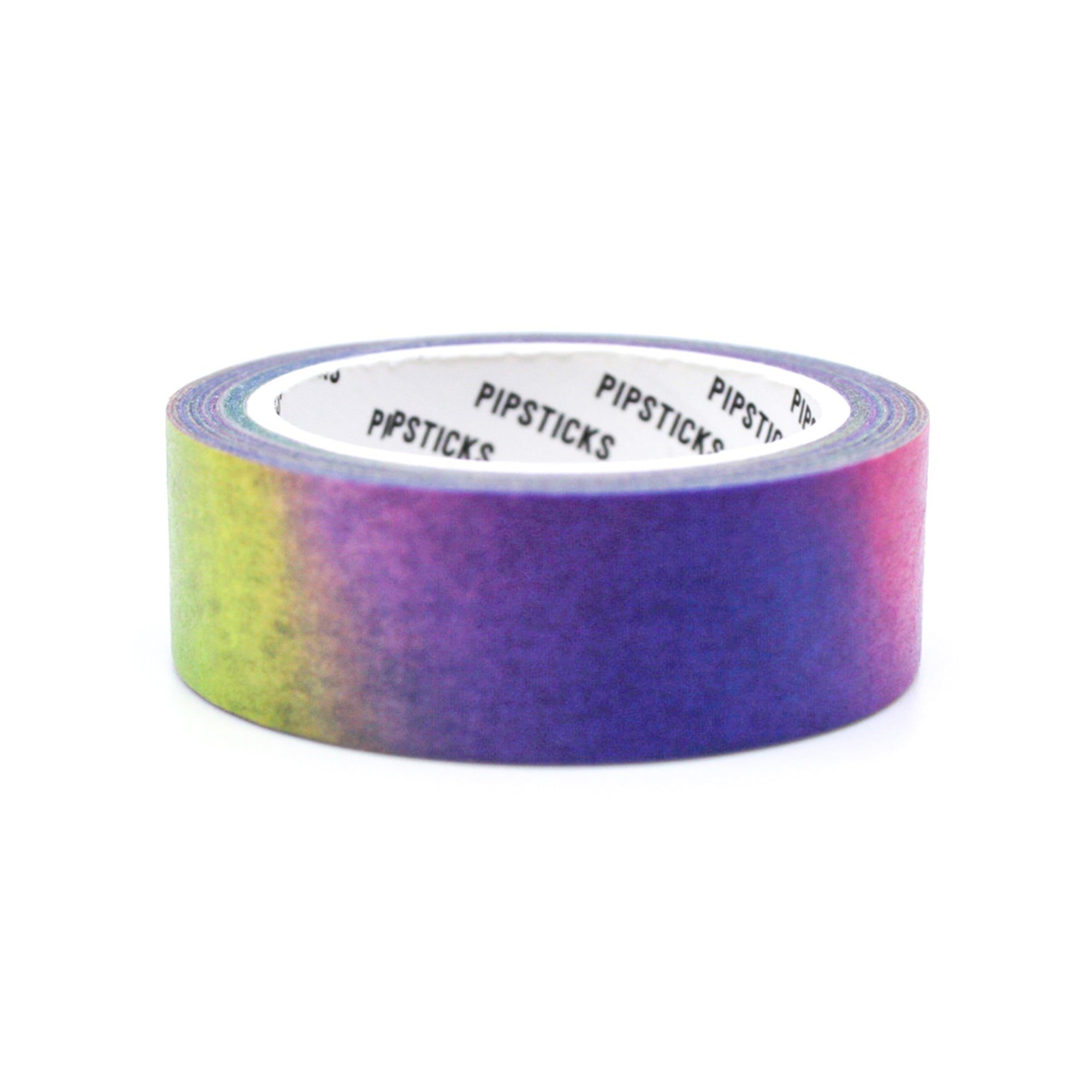 Brighten up your projects with our Ombre Rainbow Watercolor Washi Tape, featuring a vibrant and smoothly blended ombre rainbow design. Ideal for adding a splash of color and creativity to your crafts. This tape is from pipsticks and sold at BBB Supplies Craft Shop.