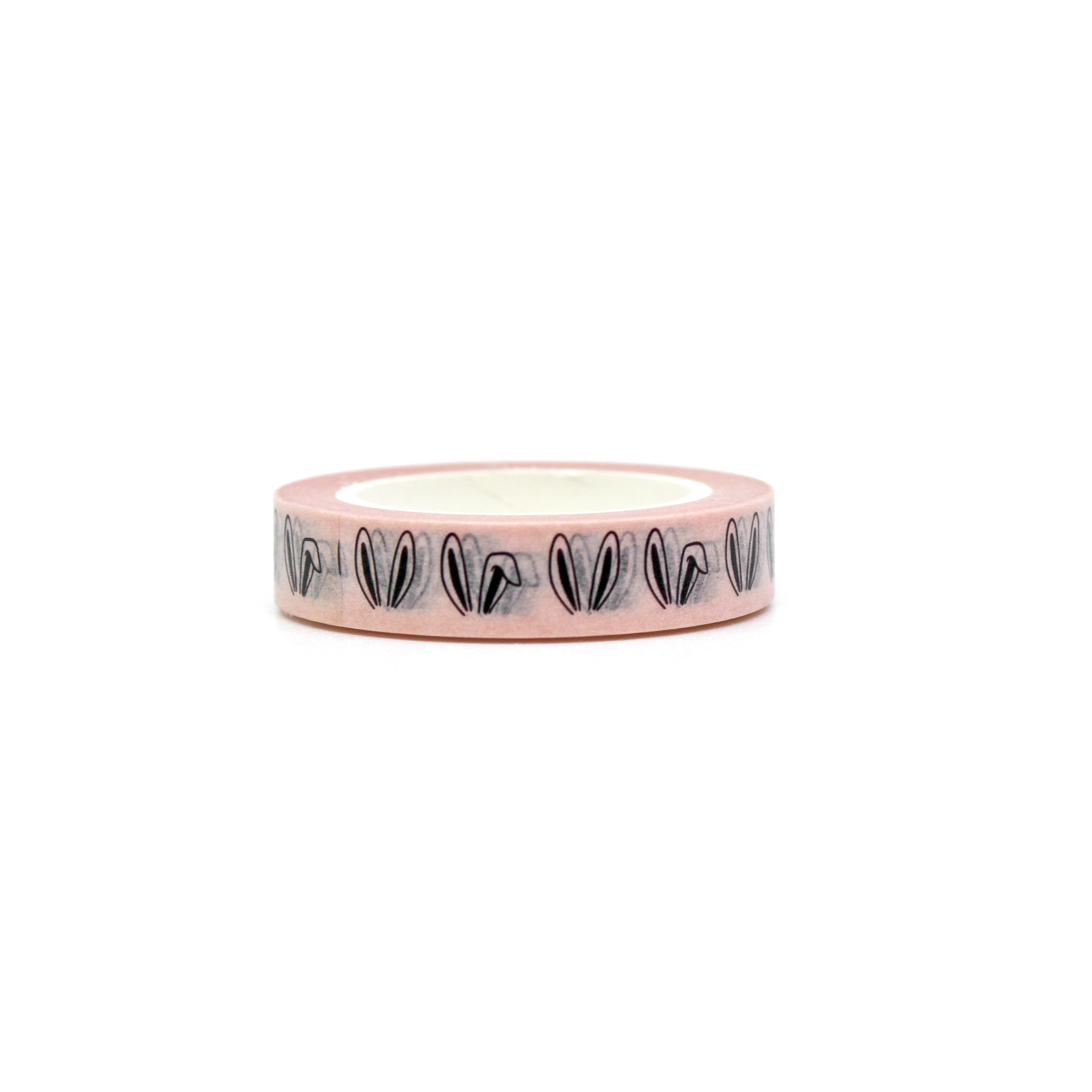 Pink Bunny Ears Washi Tape: Add a playful touch to your Easter crafts with this charming washi tape featuring a pattern of pink bunny ears. Perfect for decorating cards, gift wrap, and more! This tape is sold at BBB Supplies Craft Shop.