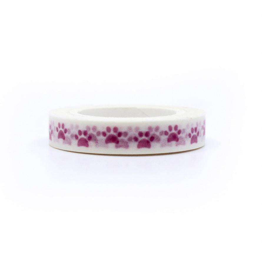 Add a playful touch to your projects with our Pink Animal Paw Print Washi Tape, featuring cute and colorful animal paw patterns in pink. Ideal for animal lovers and vibrant crafts. This tape is sold at BBB Supplies Craft Shop.