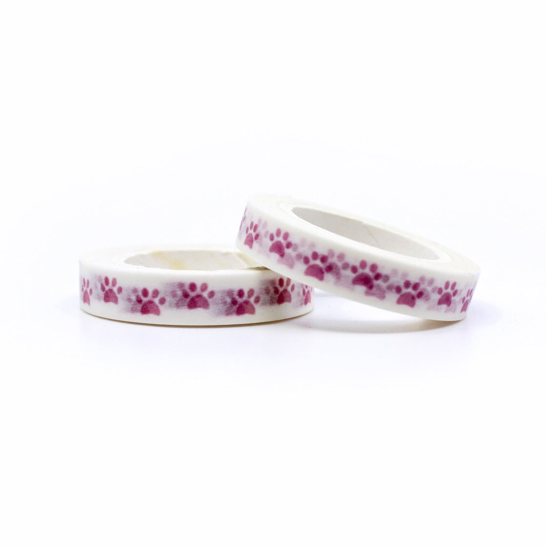 Add a playful touch to your projects with our Pink Animal Paw Print Washi Tape, featuring cute and colorful animal paw patterns in pink. Ideal for animal lovers and vibrant crafts. This tape is sold at BBB Supplies Craft Shop.