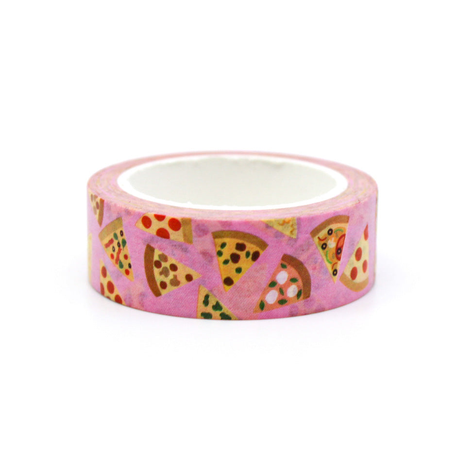 Satisfy your crafting cravings with our Pizza Washi Tape, adorned with mouthwatering pizza slices. Ideal for adding a slice of fun and Italian flair to your projects. This tape is designed by Girl of All Work and sold at BBB Supplies Craft Shop.