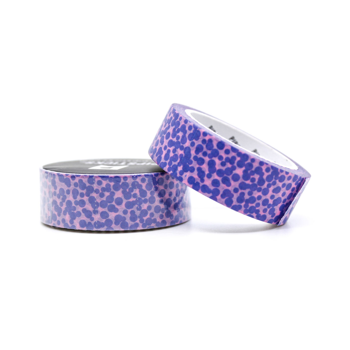 Dappled Purple and Pink Washi Tape with soft blended hues, ideal for planners, scrapbooking, and adding artistic accents to crafts and gifts.