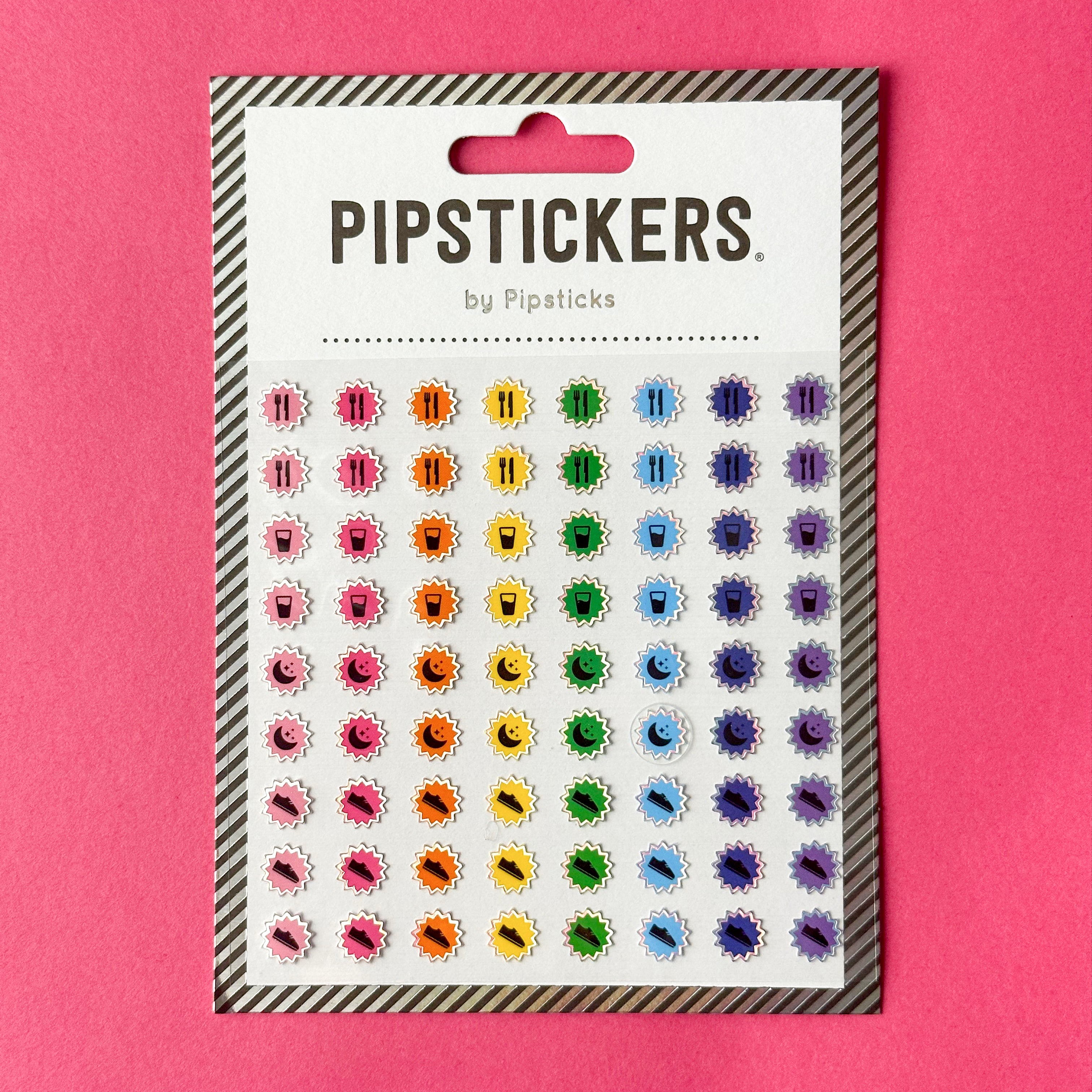 Infuse your planner with functionality using our purpose-built small stickers, featuring icons and symbols to mark important dates, providing a convenient and eye-catching way to stay on top of your schedule. These stickers are designed by Pipsticks and sold at BBB Supplies Craft Shop.