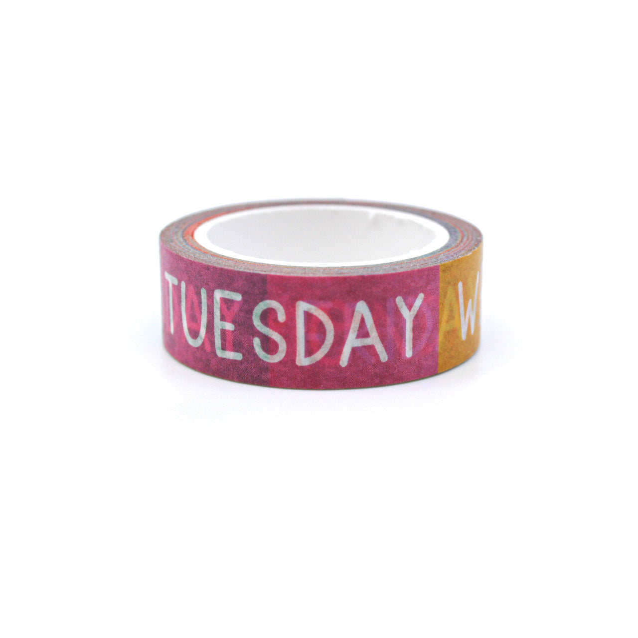 Stay organized with our Days of the Week Washi Tape, featuring the days of the week in a stylish design. Perfect for adding structure and functionality to your planner or journal spreads. This tape is designed by Sarah Frances and sold at BBB Supplies Craft Shop.