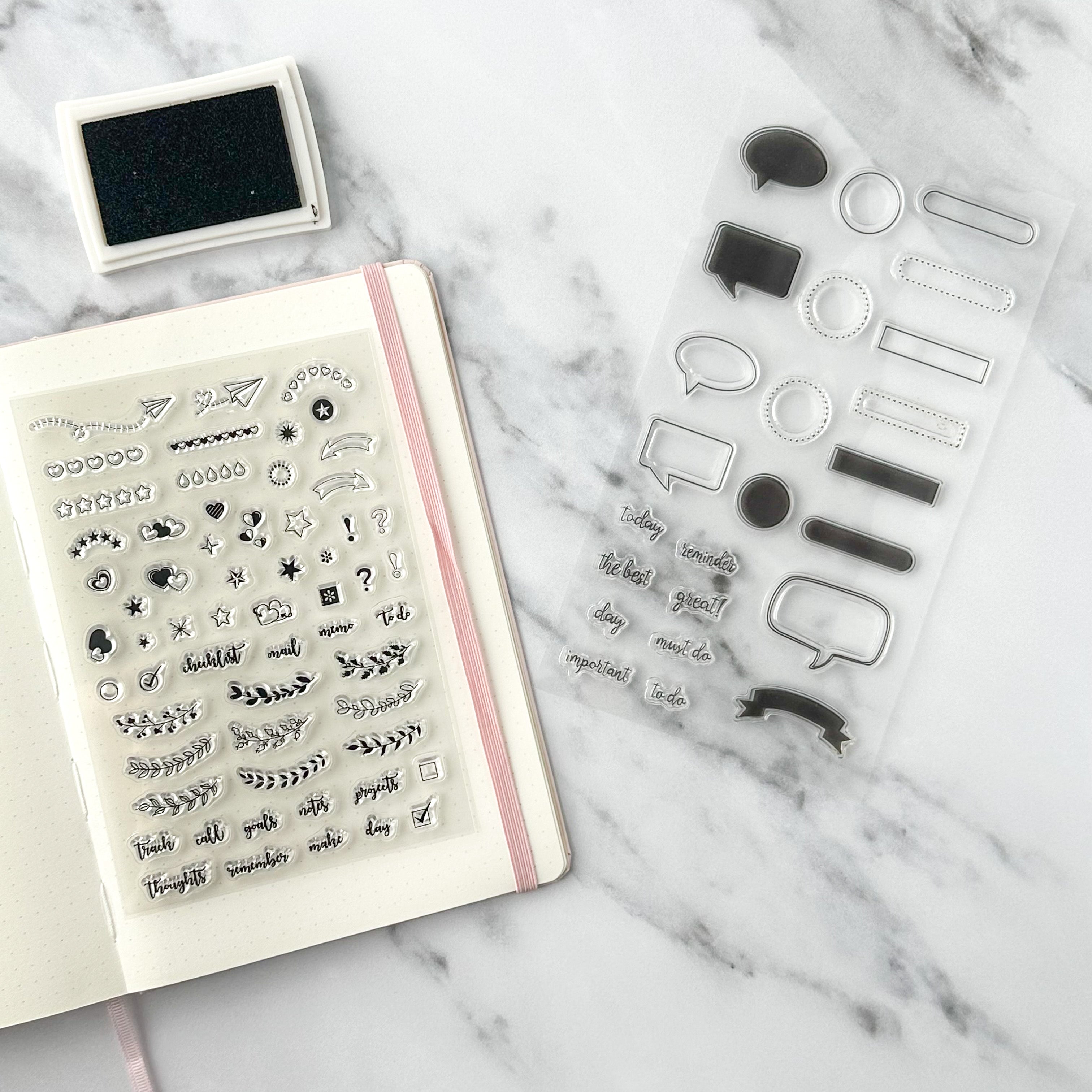 "Discover versatility with our Little Objects Silicone Stamps, featuring a variety of small and detailed stamp designs. Ideal for adding intricate and charming details to your projects. These stamps are sold at BBB Supplies Craft Shop.
