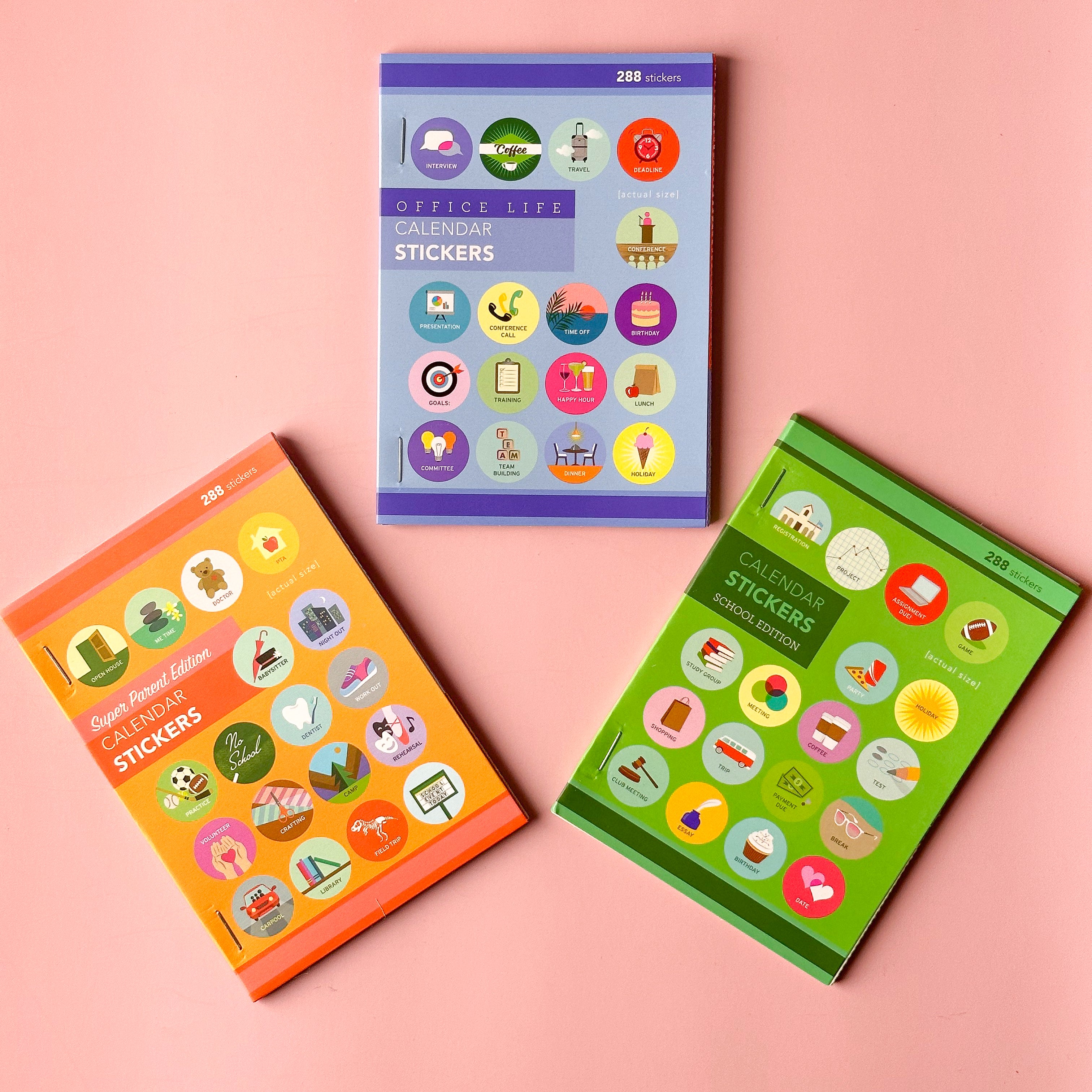 Planner Sticker Books