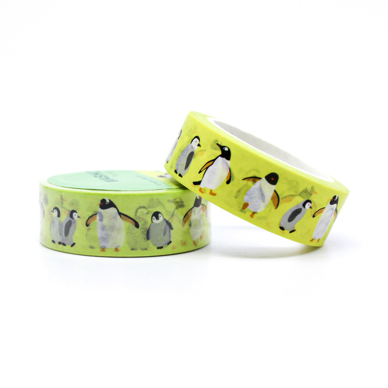 This charming washi tape features adorable penguins in various poses, adding a playful and festive touch to your winter-themed crafts. Perfect for scrapbooking, card making, and other creative projects. These tapes are sold at BBB Supplies Craft Shop.