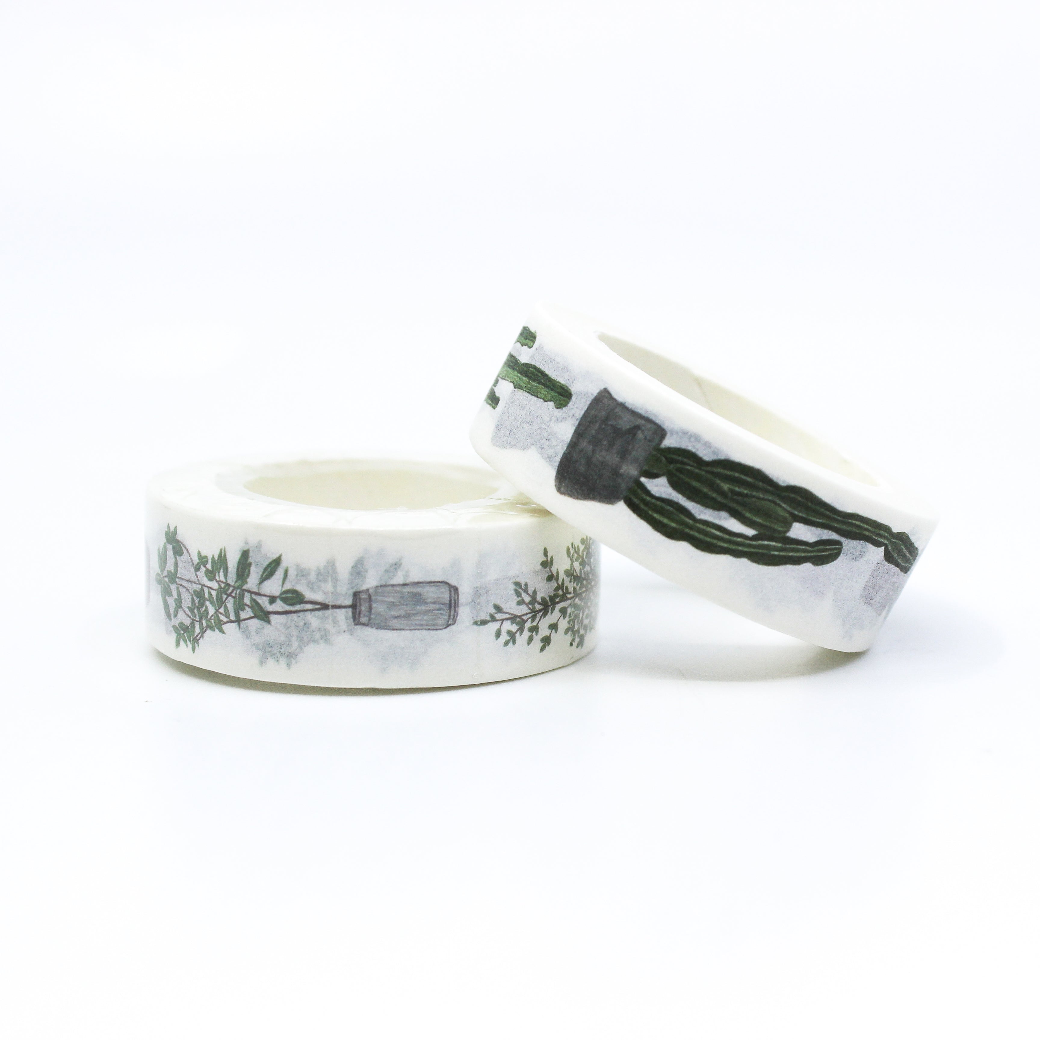 Add a touch of desert charm to your crafts with our Potted Succulent & Cactus Washi Tape, adorned with delightful succulent and cactus illustrations. Perfect for adding a whimsical and natural touch to your projects. This tape is sold at BBB Supplies Craft Shop.
