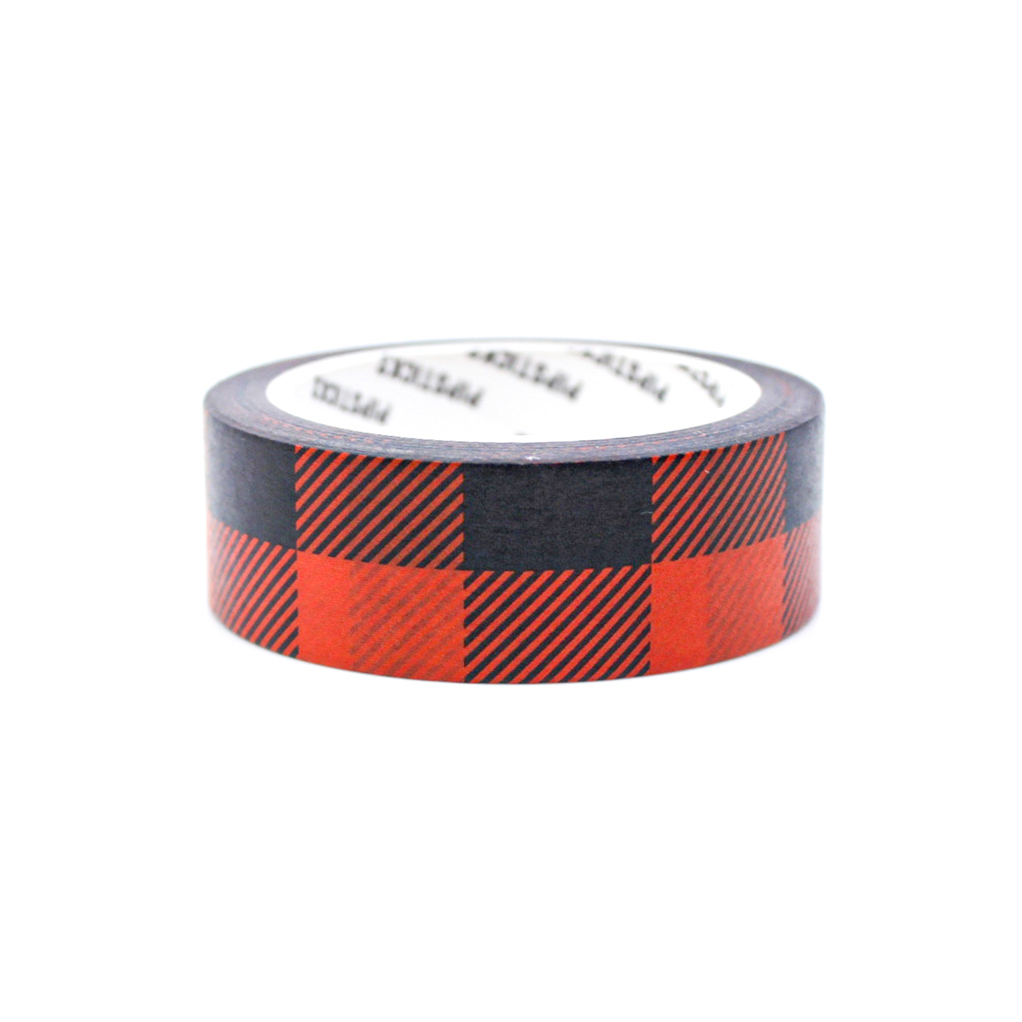 Cozy flannel-style washi tape for rustic themed spreads