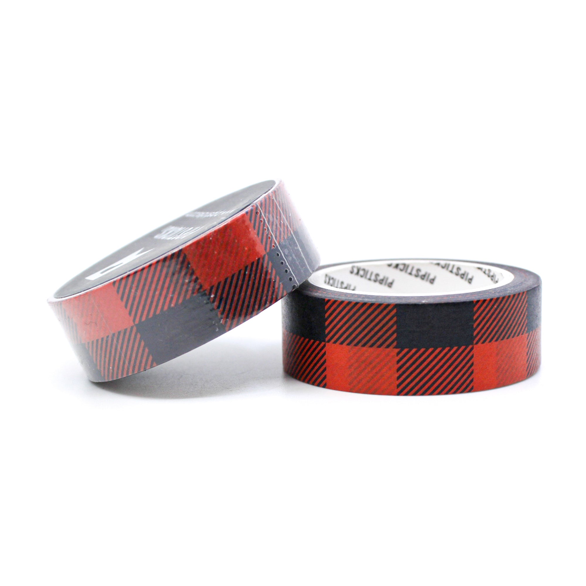 Fall planner washi with classic buffalo plaid pattern