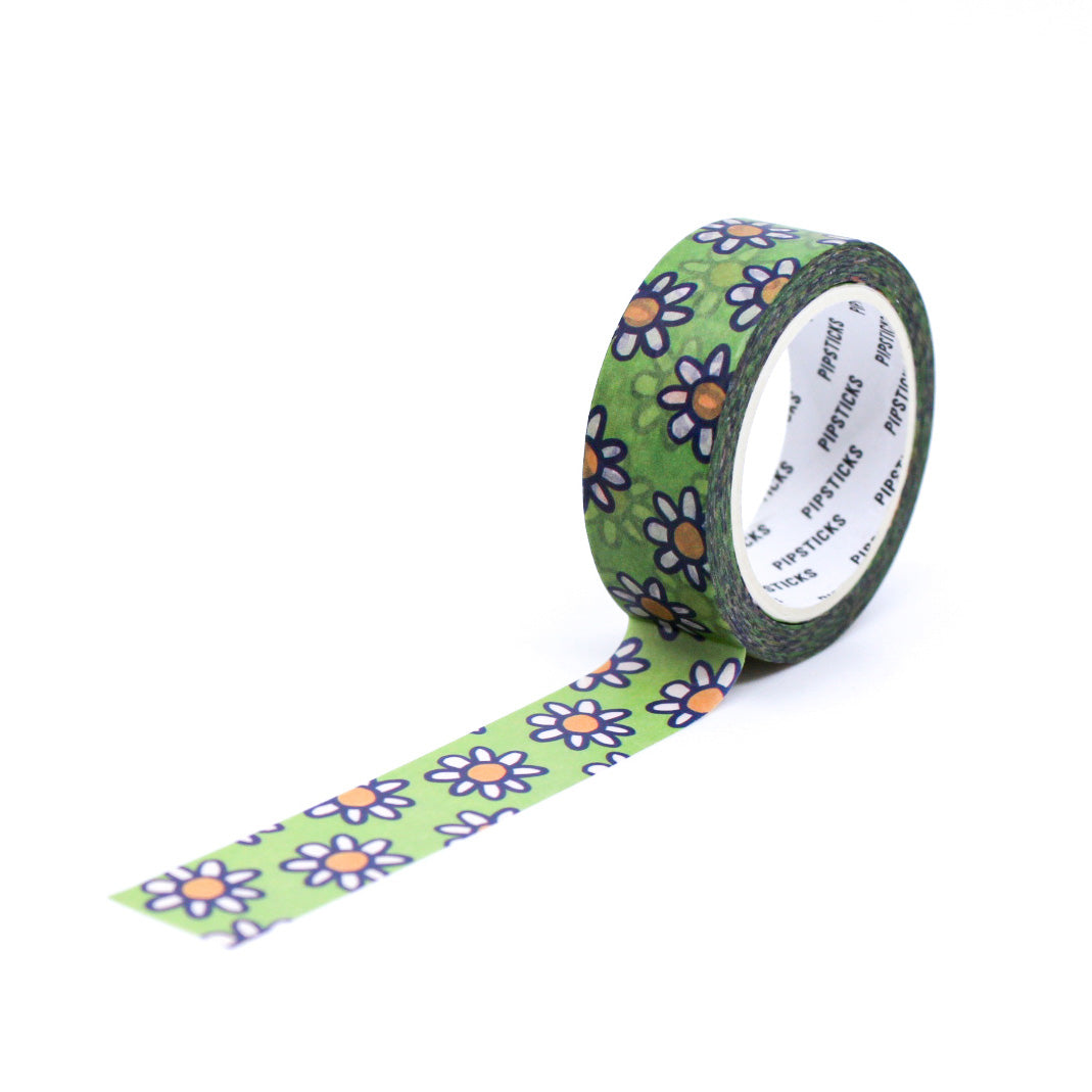 Retro Delightful Daisies Washi