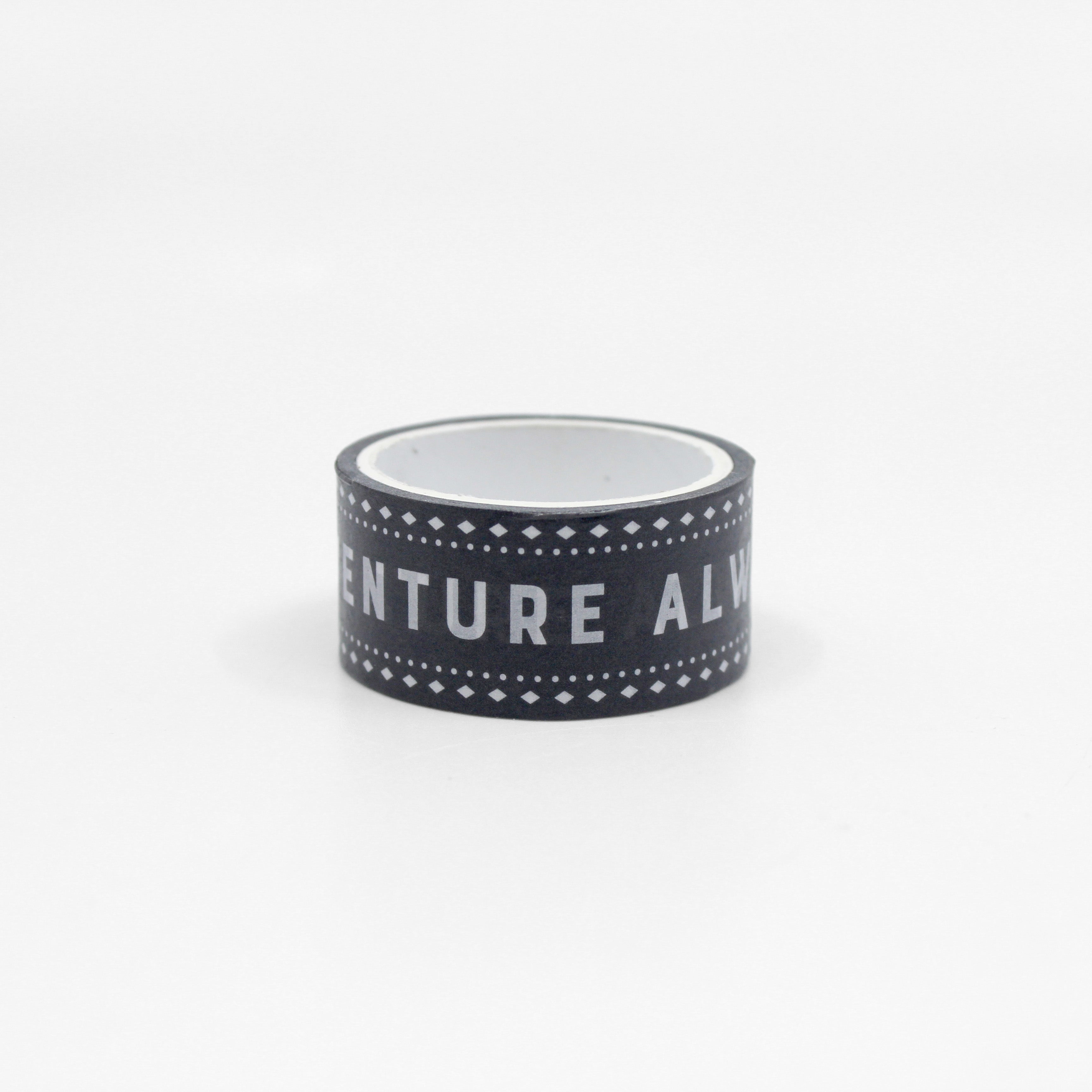 Embrace creativity and adventure with our Seek Adventure Inspirational Washi Tape. Featuring inspiring phrases and motifs, it adds a touch of wanderlust and positivity to your crafts. This tape is sold at BBB Supplies Craft Shop.