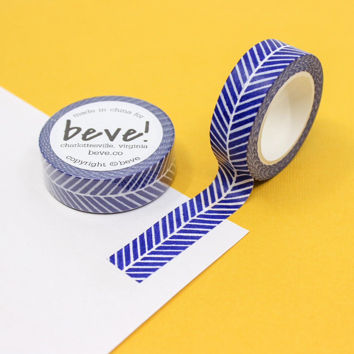 Elevate your projects with our Colorful Classic Herringbone Pattern Washi Tape, available in your choice of red, blue, or green. This tape adds a timeless and vibrant herringbone design to your creations. this tape is from Beve and sold at BBB Supplies Craft Shop.