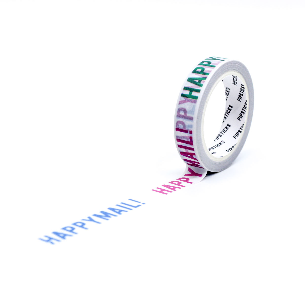 Decorative washi tape for happy mail and journaling in bright colors
