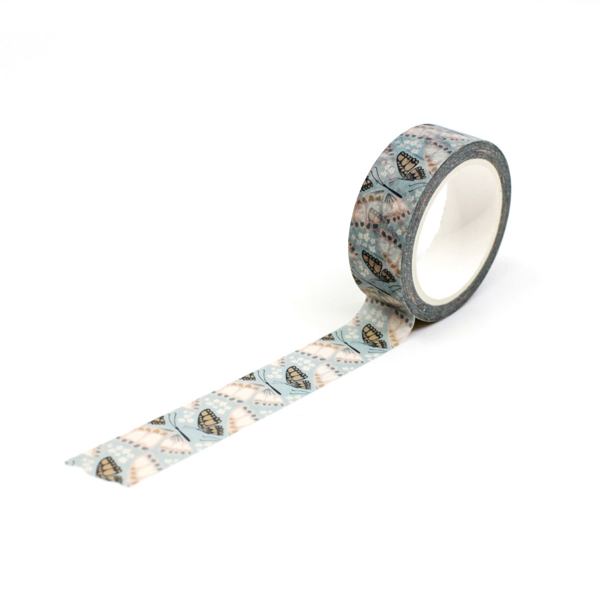 Soft Blue Butterflies Washi