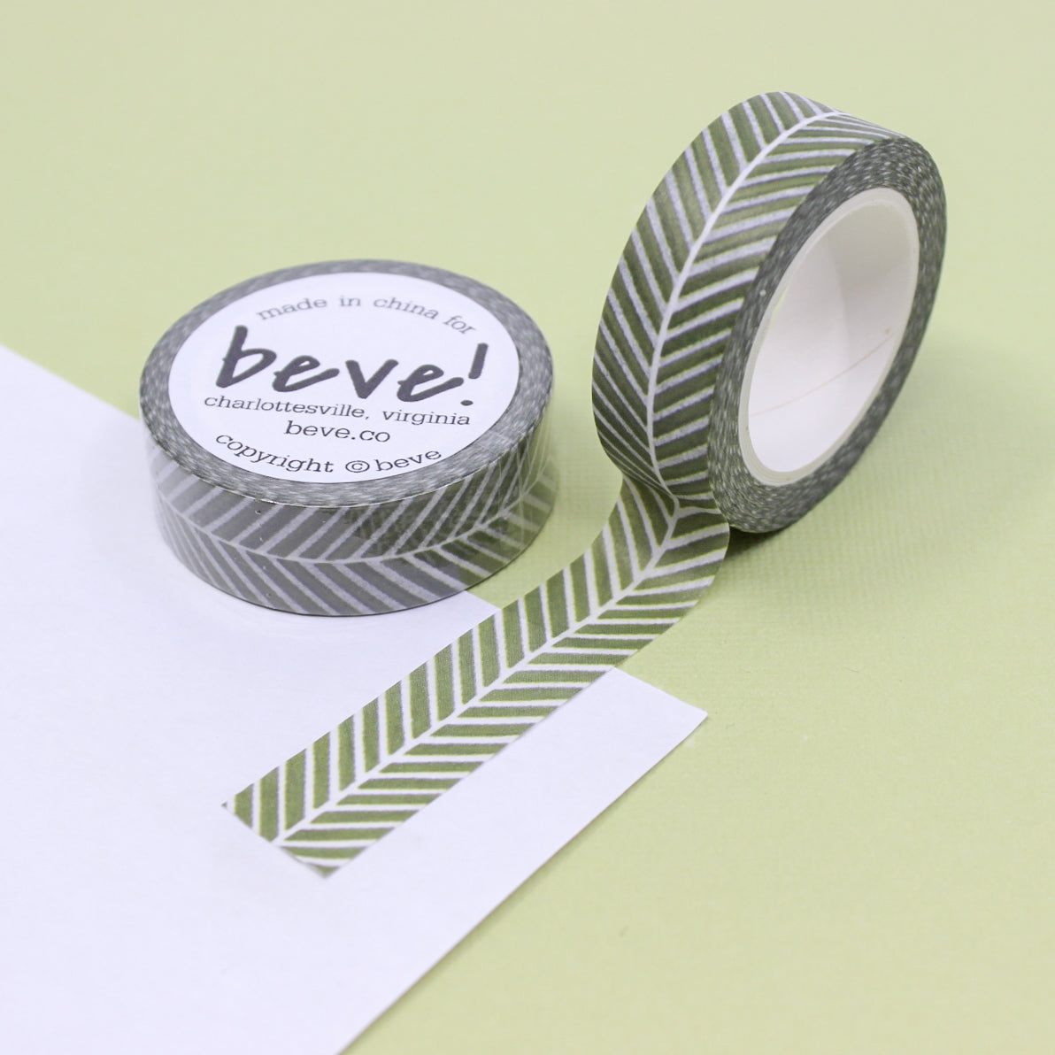 Elevate your projects with our Colorful Classic Herringbone Pattern Washi Tape, available in your choice of red, blue, or green. This tape adds a timeless and vibrant herringbone design to your creations. this tape is from Beve and sold at BBB Supplies Craft Shop.