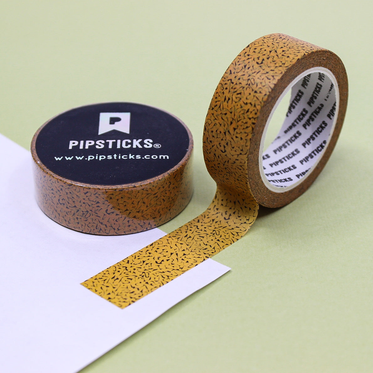Spotted Yellow Dots Pattern Washi Tape: Cheerful yellow tape with playful dot patterns, perfect for brightening up your planners, journals, and craft projects. This tape is designed by Pipsticks and sold at BBB Supplies Craft Shop.