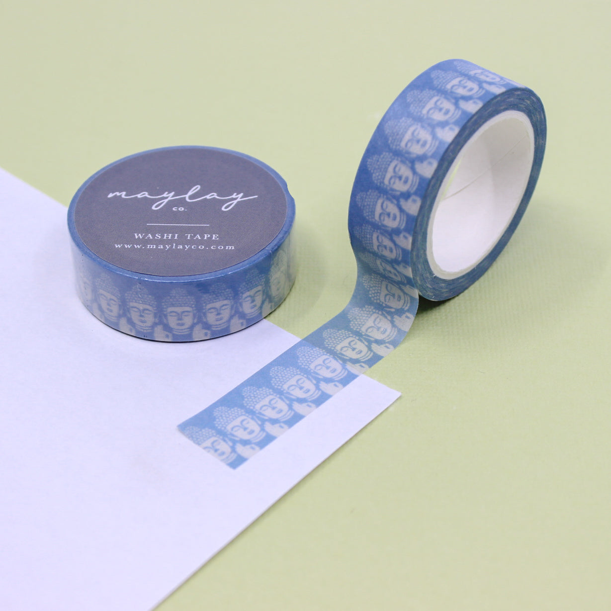 Find inner peace with our 'Be Still' Meditation Washi Tape, adorned with a calming and meditative design. Ideal for adding a touch of serenity and mindfulness to your projects. This tape is from Maylay Co. and sold at BBB Supplies Craft Shop.