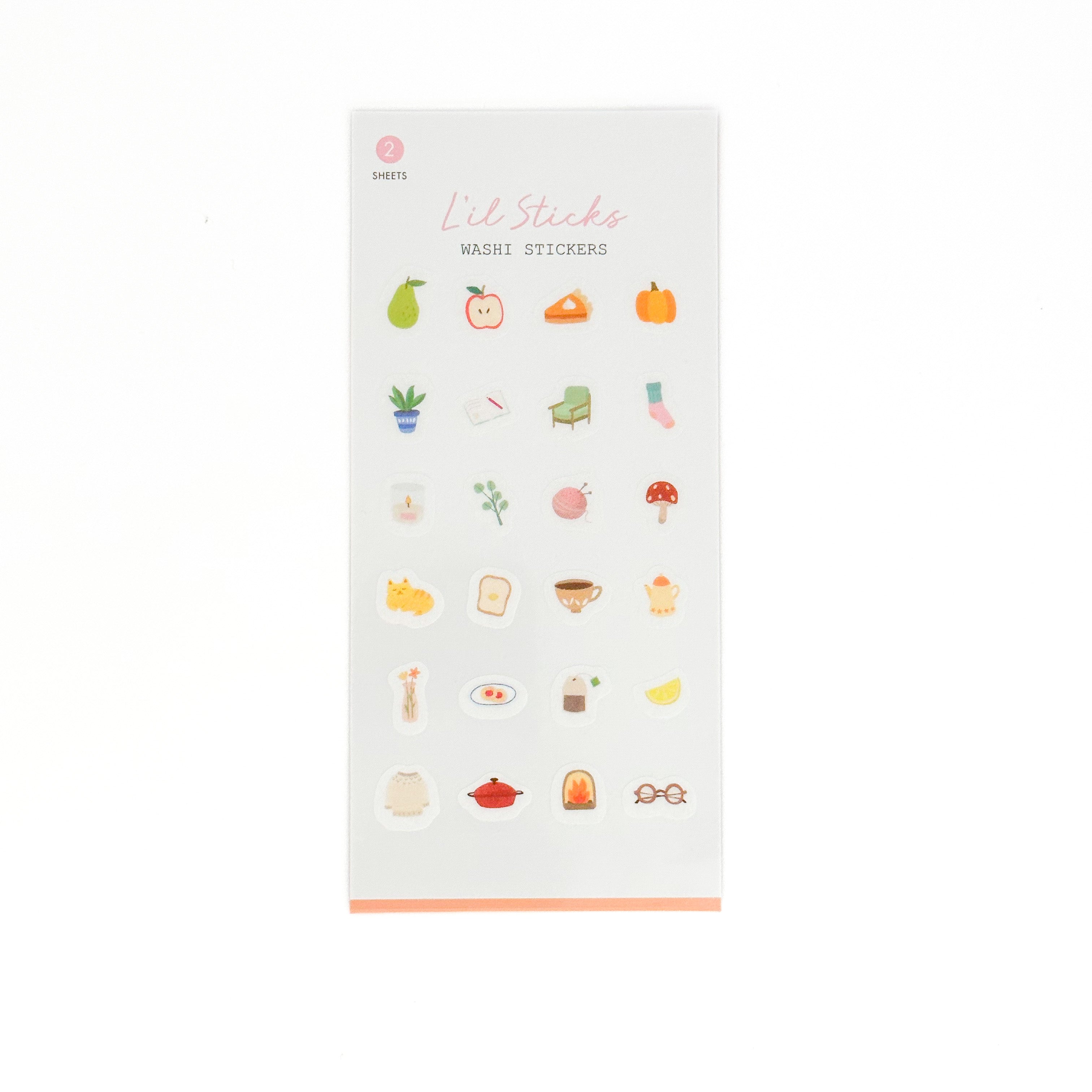These cozy home items stickers are carefully crafted with intricate details, offering a charming assortment of designs that are ideal for planning, marking important events, or adding decorative touches to your pages. These are from Girl of all Work and sold at BBB Supplies Craft Shop.