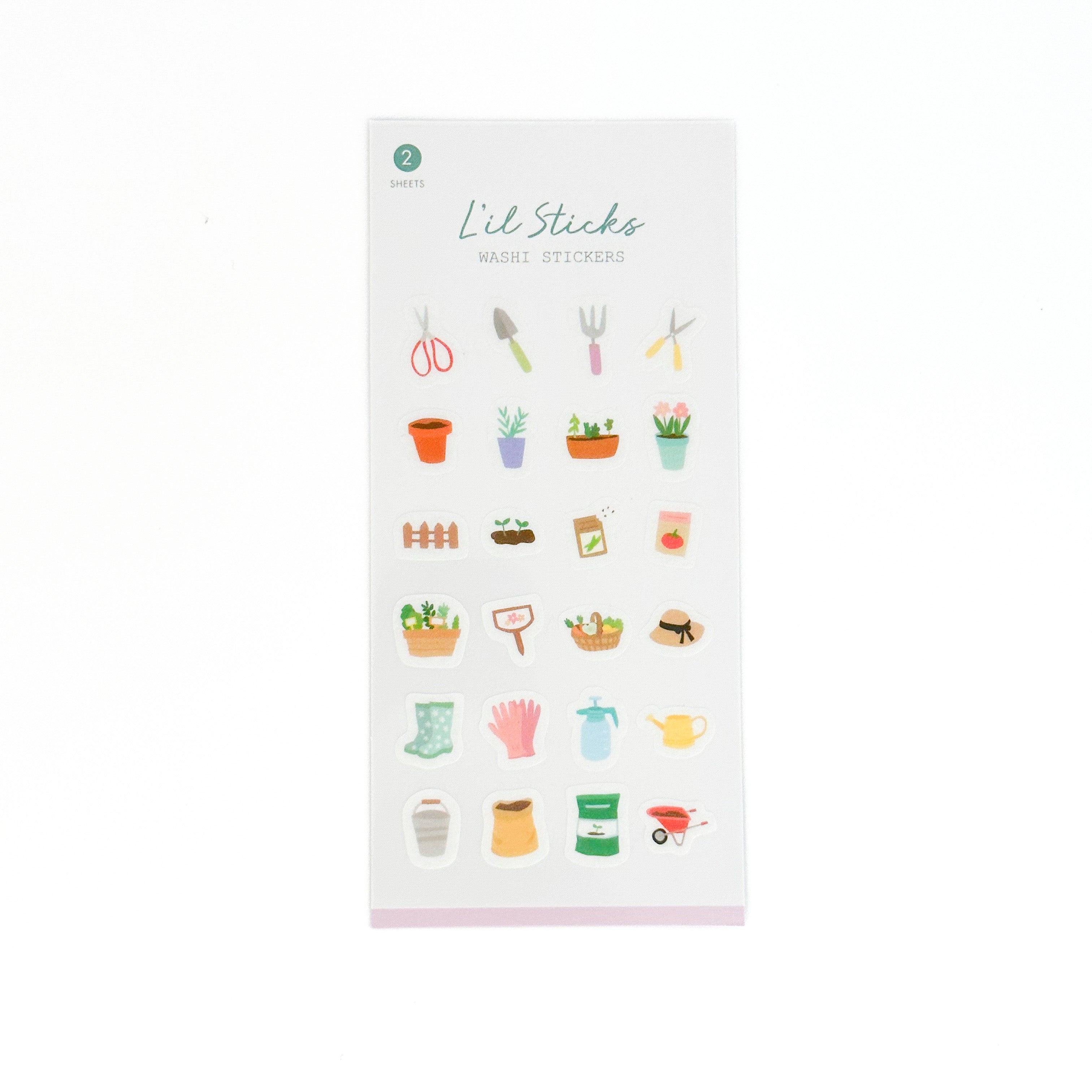 These garden stickers are carefully crafted with intricate details, offering a charming assortment of designs that are ideal for planning, marking important events, or adding decorative touches to your pages. These are from Girl of all Work and sold at BBB Supplies Craft Shop.