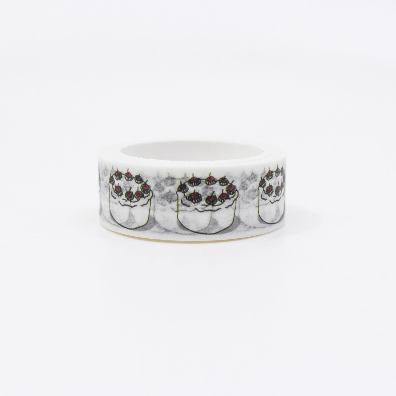 Celebrate in style with our White Cake Washi Tape, perfect for adding a touch of elegance to your special occasions, from birthdays to weddings. Features a charming white cake design for a festive touch. This tape is sold at BBB Supplies Craft Shop.