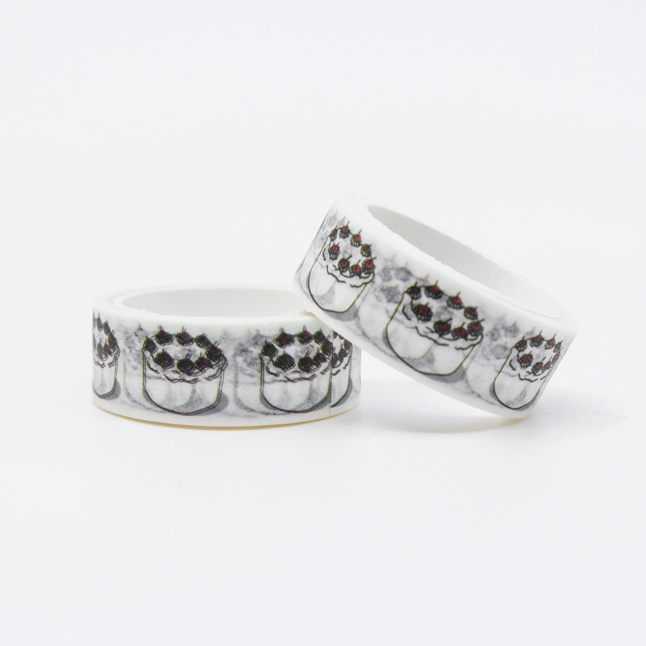 Celebrate in style with our White Cake Washi Tape, perfect for adding a touch of elegance to your special occasions, from birthdays to weddings. Features a charming white cake design for a festive touch. This tape is sold at BBB Supplies Craft Shop.