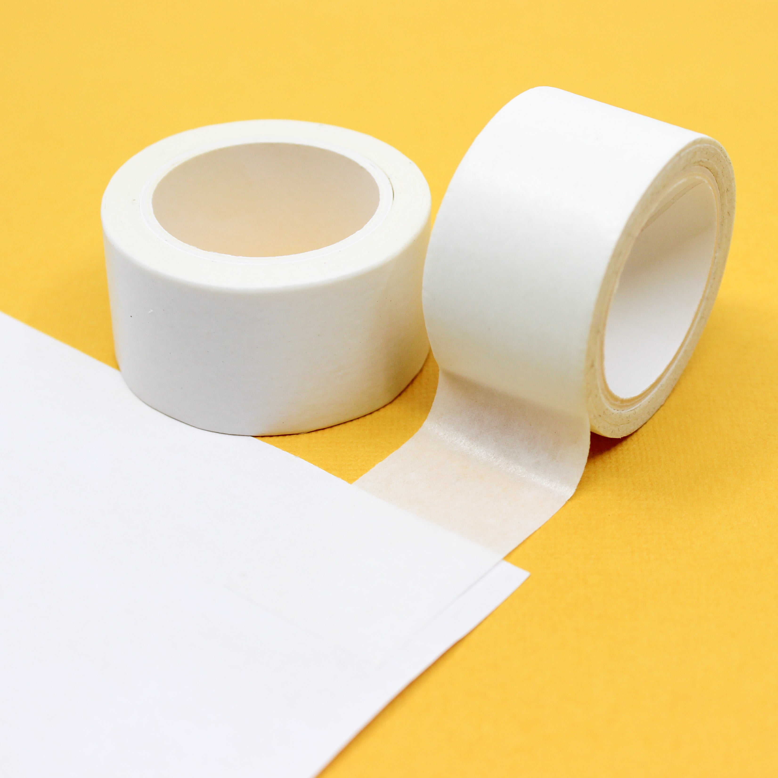 Enhance your crafts with our solid white washi tape, featuring a clean and minimalist design in a classic white hue, perfect for adding a versatile and elegant touch to your projects. This tape is sold exclusively at BBB Supplies Craft Shop.