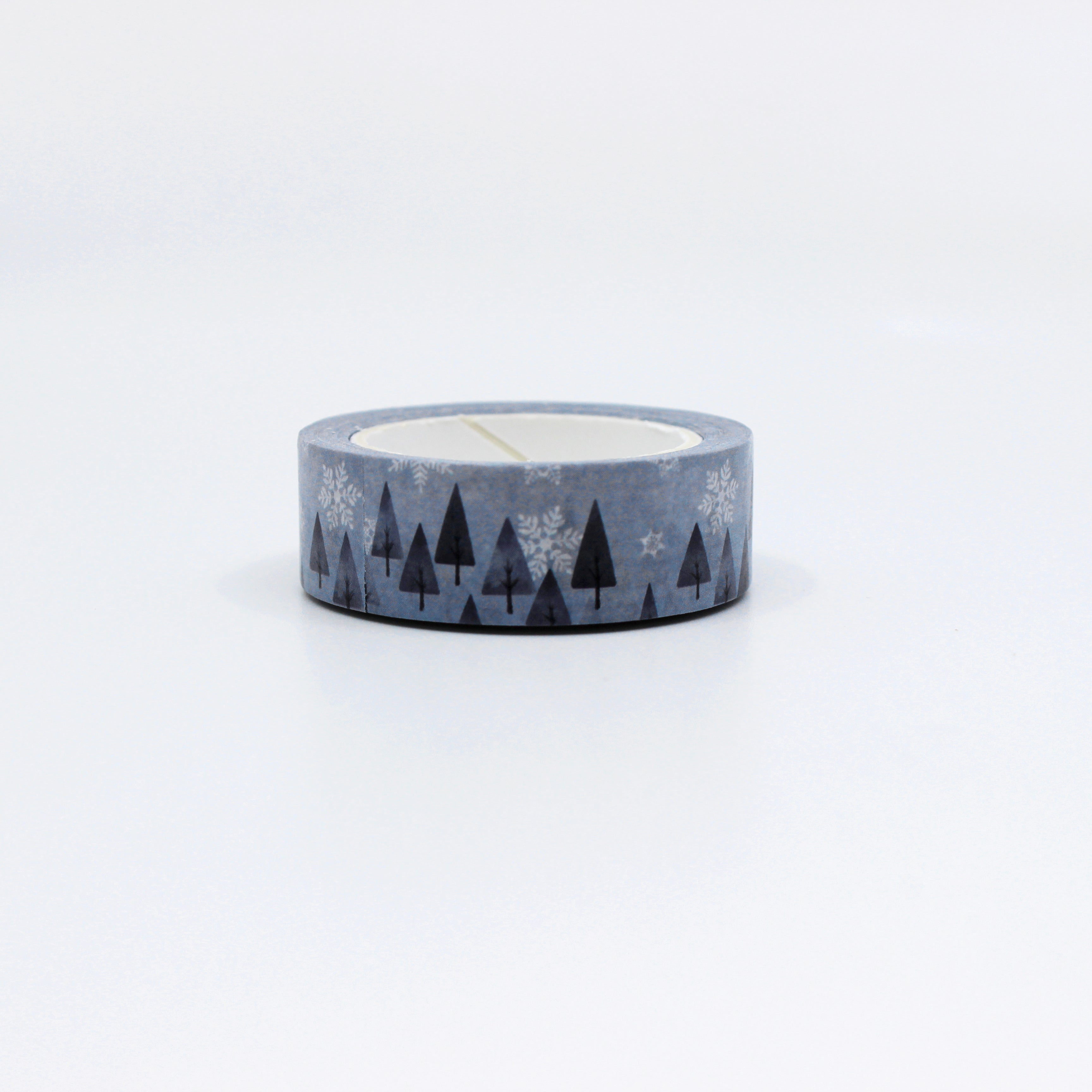 Embrace the cozy charm of winter with our Nordic Winter Trees and Snowflakes Washi Tape, featuring serene tree and snowflake patterns. Perfect for adding a touch of Scandinavian-inspired beauty to your projects. This tape is sold at BBB Supplies Craft Shop.