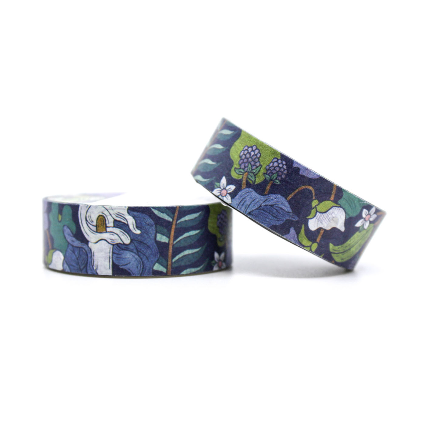 This Woodland Bramble Washi Tape features an intricate design of twisted brambles and delicate leaves, evoking the serene beauty of a forest undergrowth. Perfect for nature lovers and outdoor-inspired projects, this washi tape adds a rustic, organic touch to journals, scrapbooks, and crafts