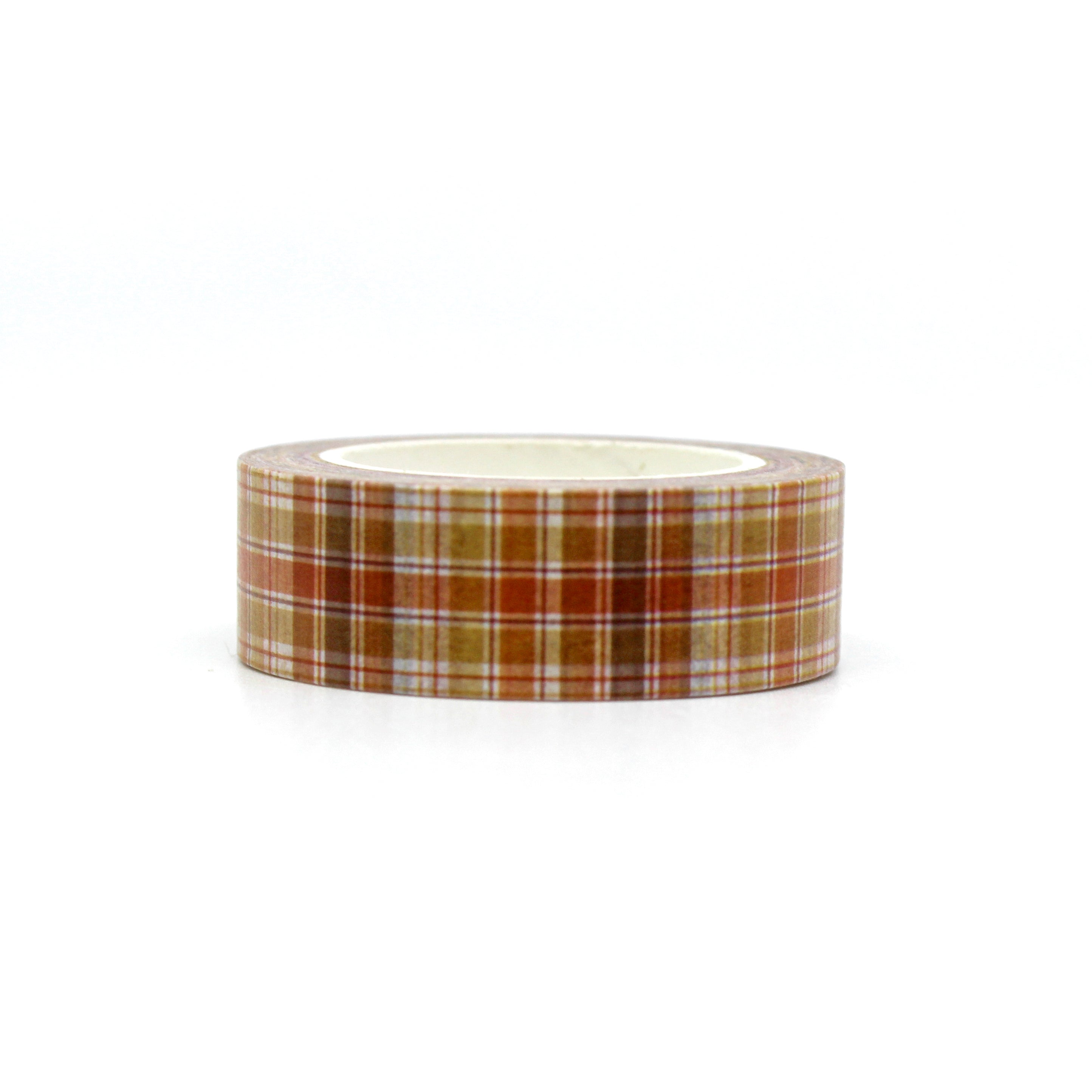 Yellow Spring Plaid Washi Tape: Brighten up your spring crafts with our Yellow Spring Plaid Washi Tape. This tape features a charming plaid pattern in cheerful yellow tones, perfect for adding a touch of sunshine to your projects. Use it to decorate cards, scrapbook pages, or gift wrap, and bring a pop of color to your springtime creations.