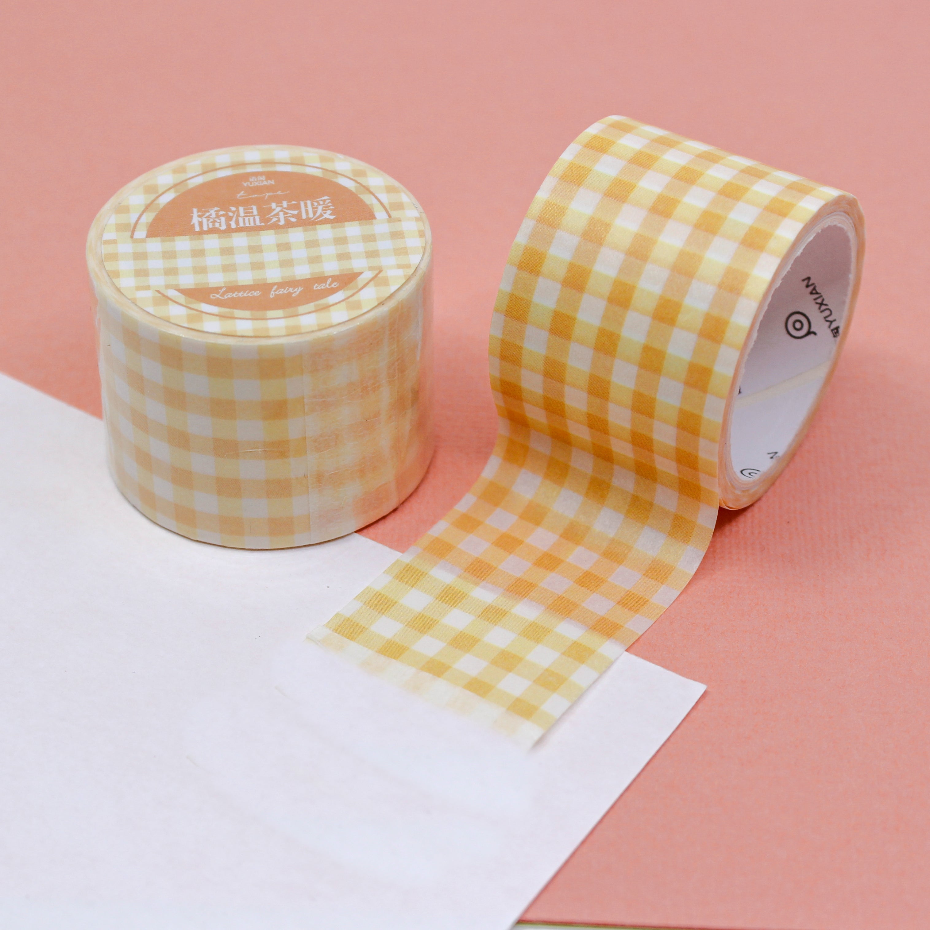 Add a touch of springtime charm to your crafts with our wide plaid washi tape in delightful spring colors, featuring a vibrant and playful plaid pattern perfect for seasonal projects. These tapes are sold at BBB Supplies Craft Shop.