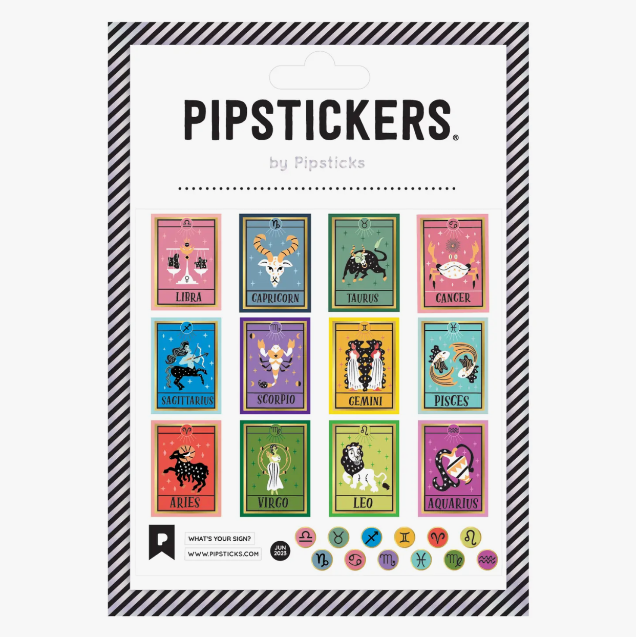 The Zodiac Signs Sticker Sheet is a must-have for astrology lovers and those looking to personalize their planners, journals, or scrapbooks. Each sticker beautifully represents one of the 12 zodiac signs with bright, detailed illustrations.