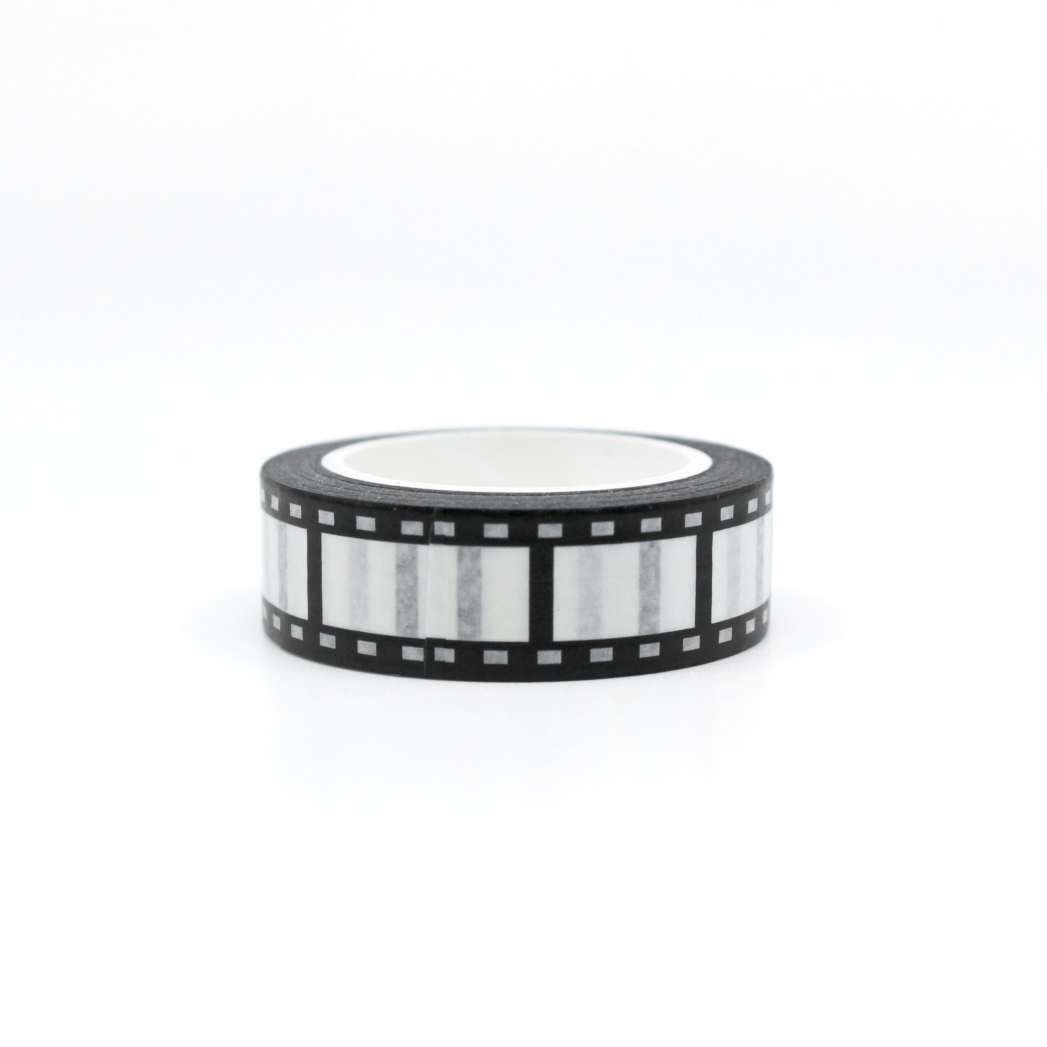 This black and white film strip washi tape is perfect for your bullet journal, planner or craft project. This tape is sold at BBB Supplies Craft Shop.