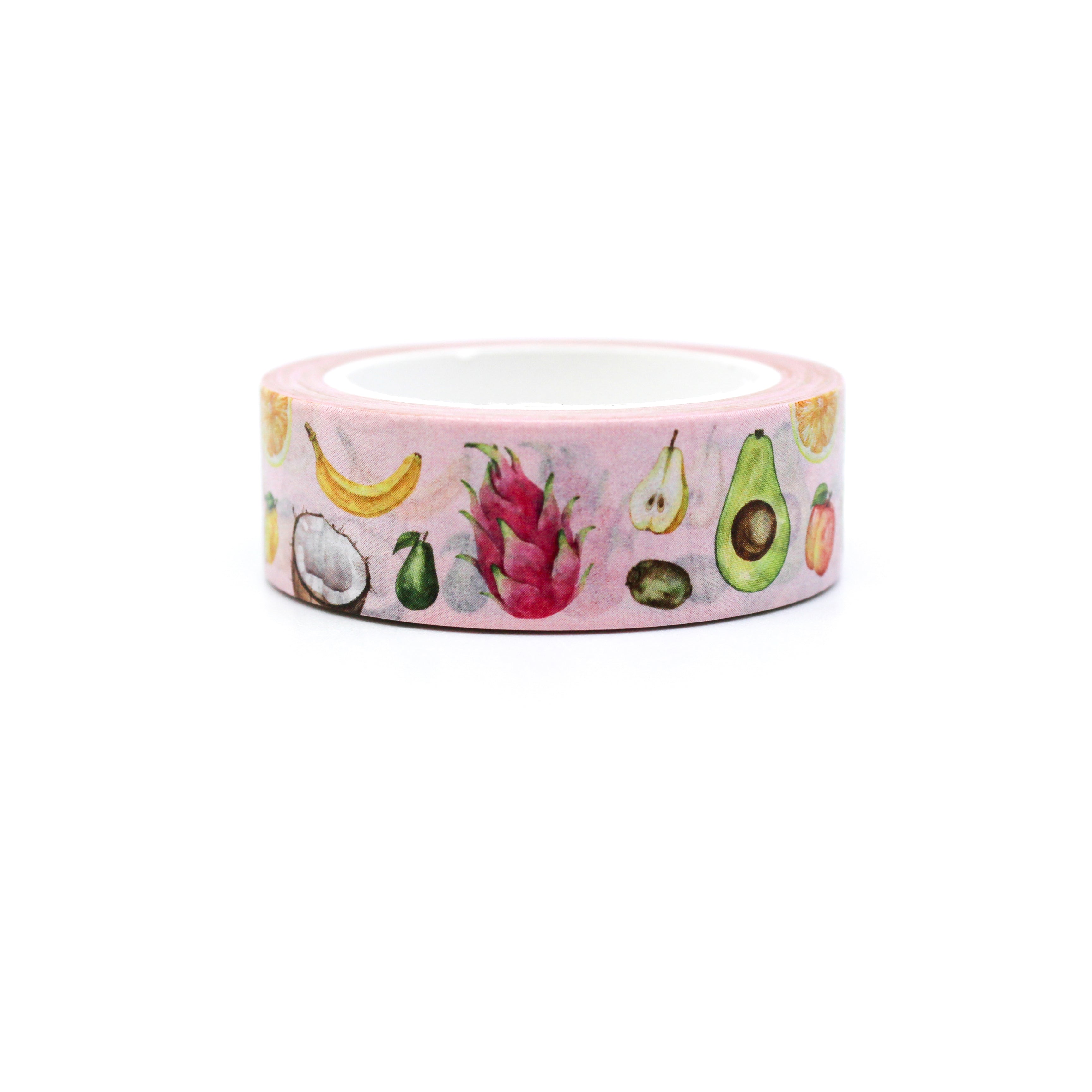 This is a different fruits washi tape from BBB Supplies Craft Shop