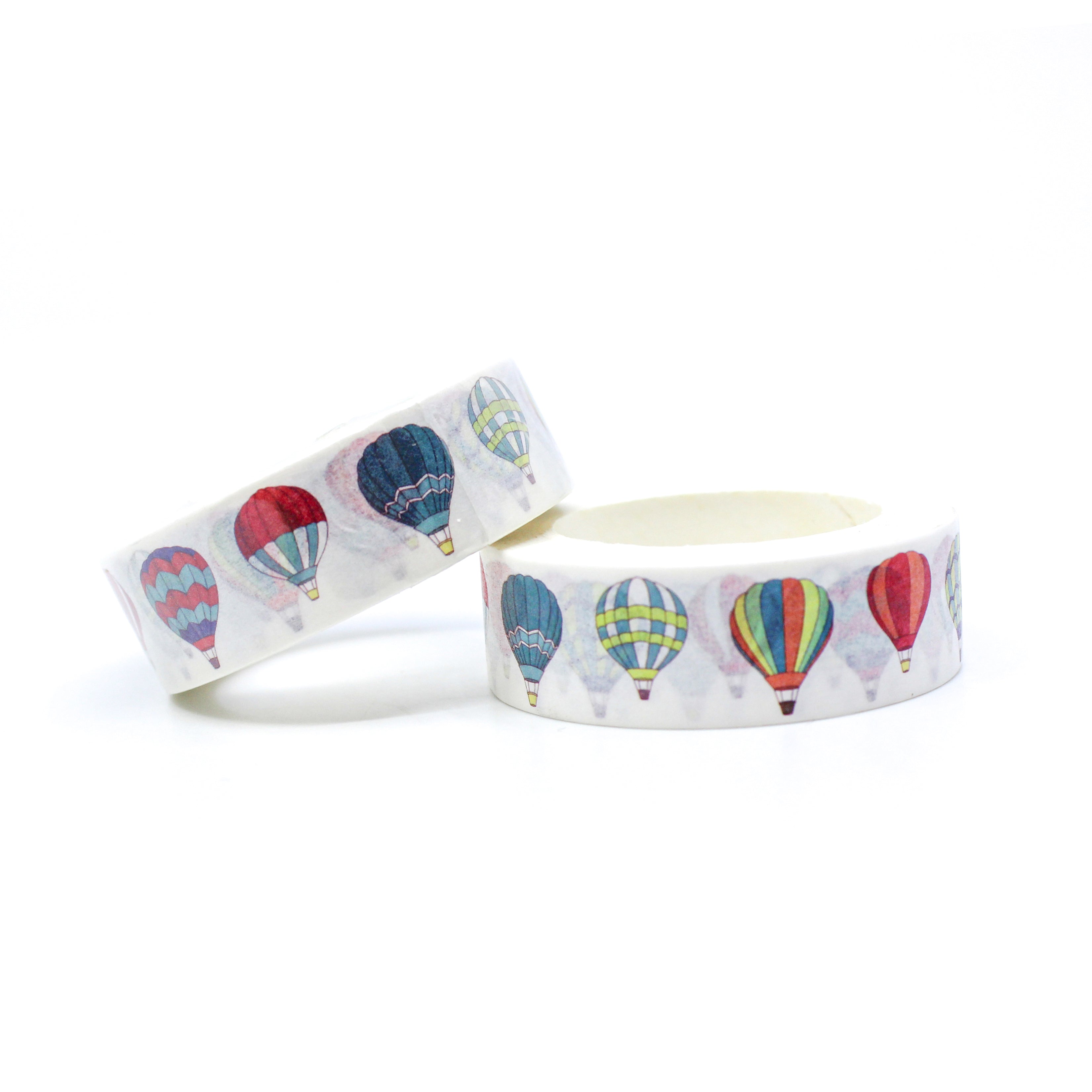 These are variety of air balloons washi tape for Journal Supplies, Scrapbooking washi tapes from BBB Supplies Craft Shop