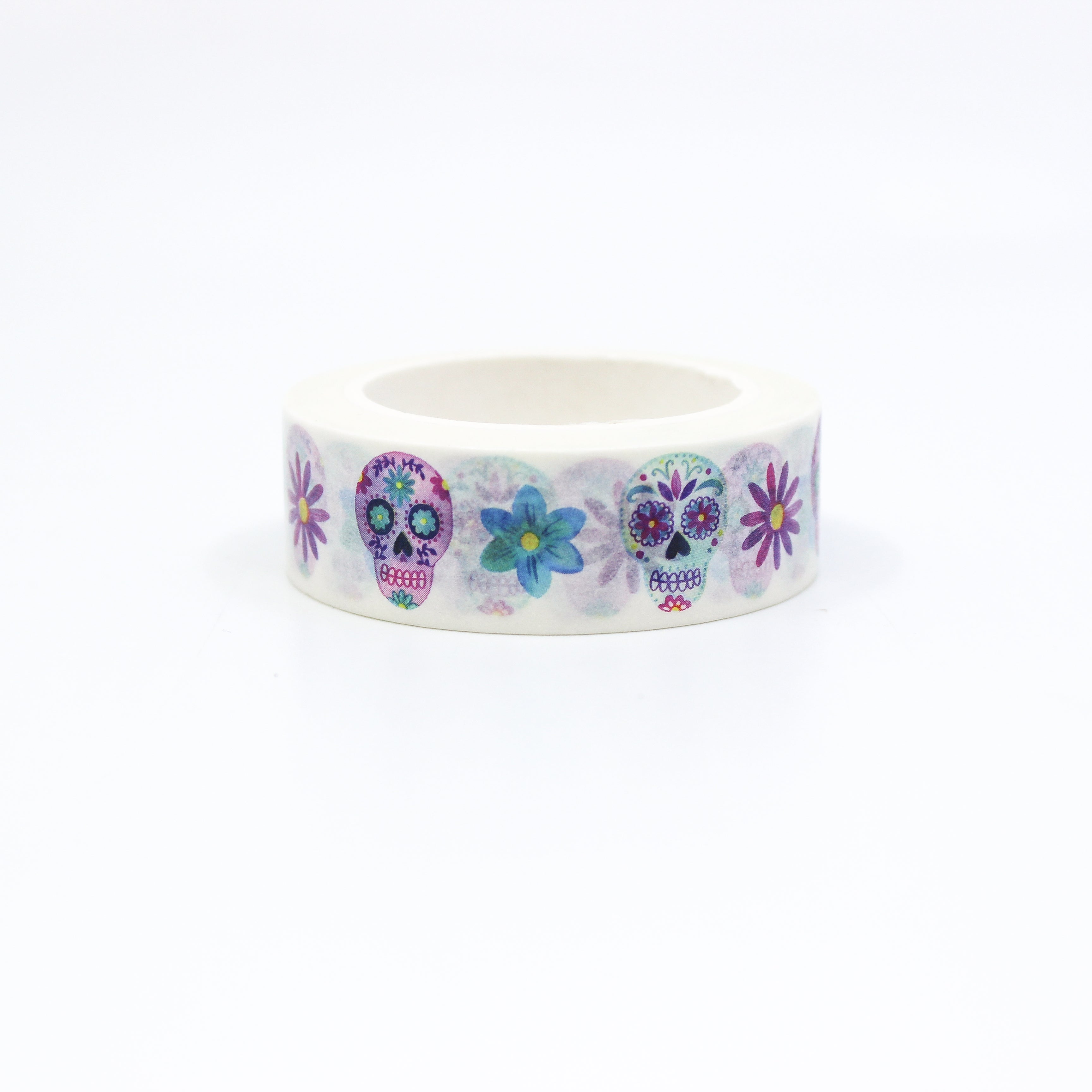 This shows purple and blue cute Holloween pattern themed view of washi tape from BBB Supplies Craft Shop