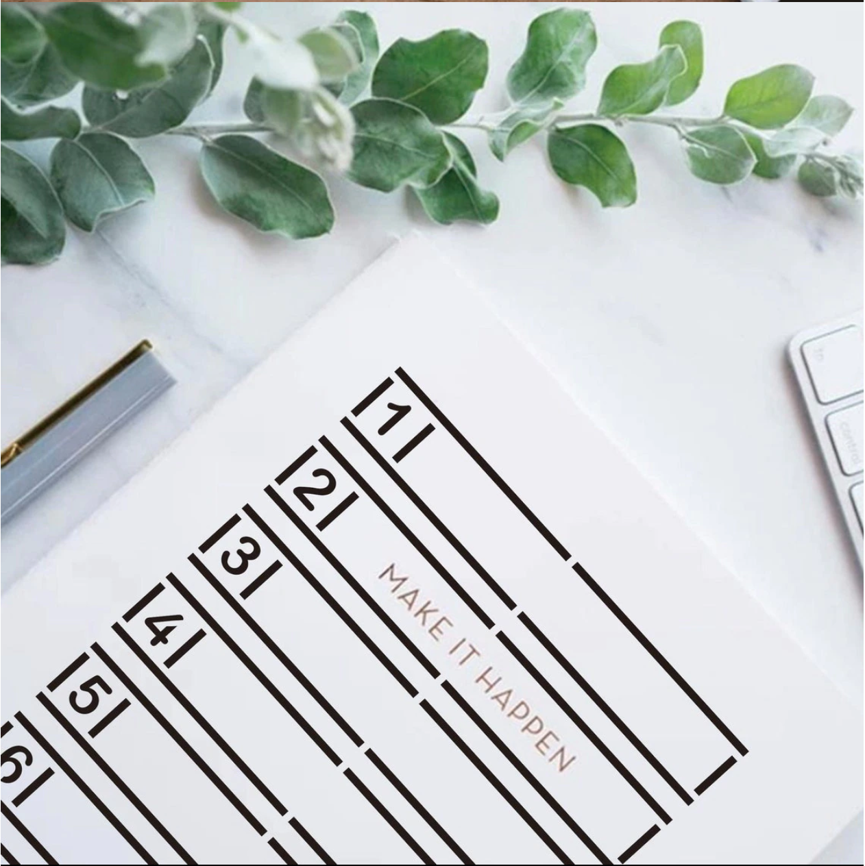 How to Use Stencils in a Planner