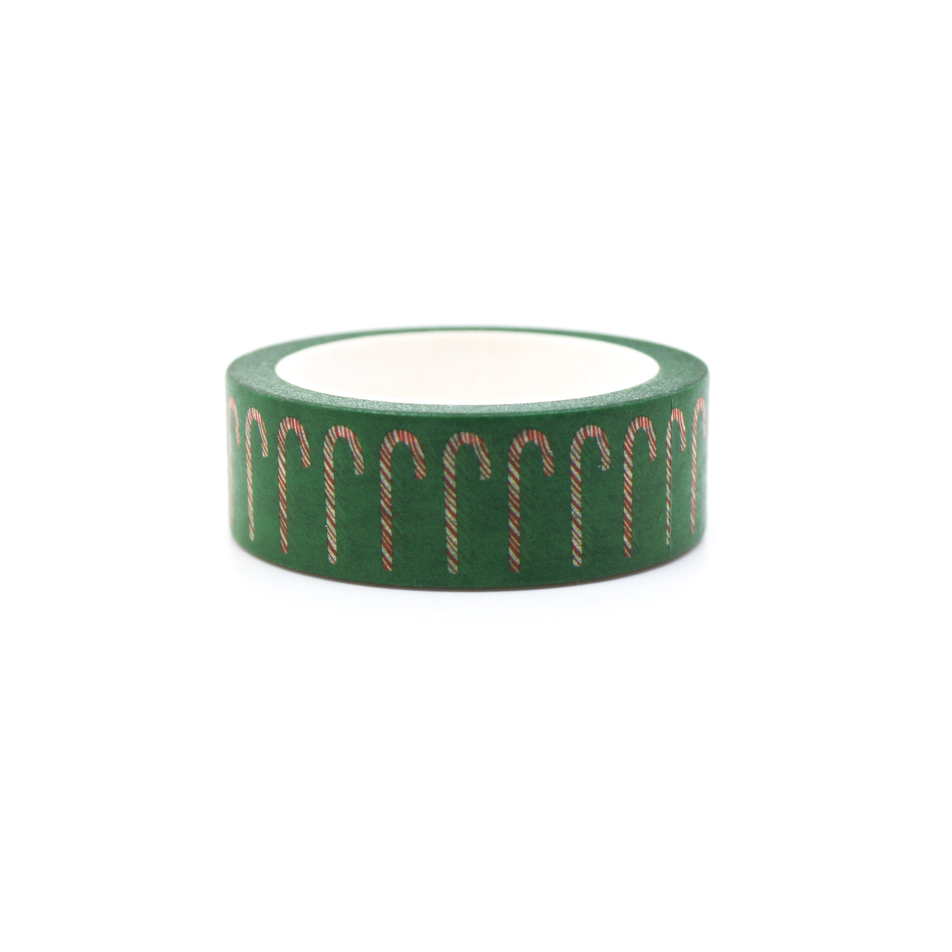 This is a collection of stripe candy cane washi tape from BBB Supplies Craft Shop