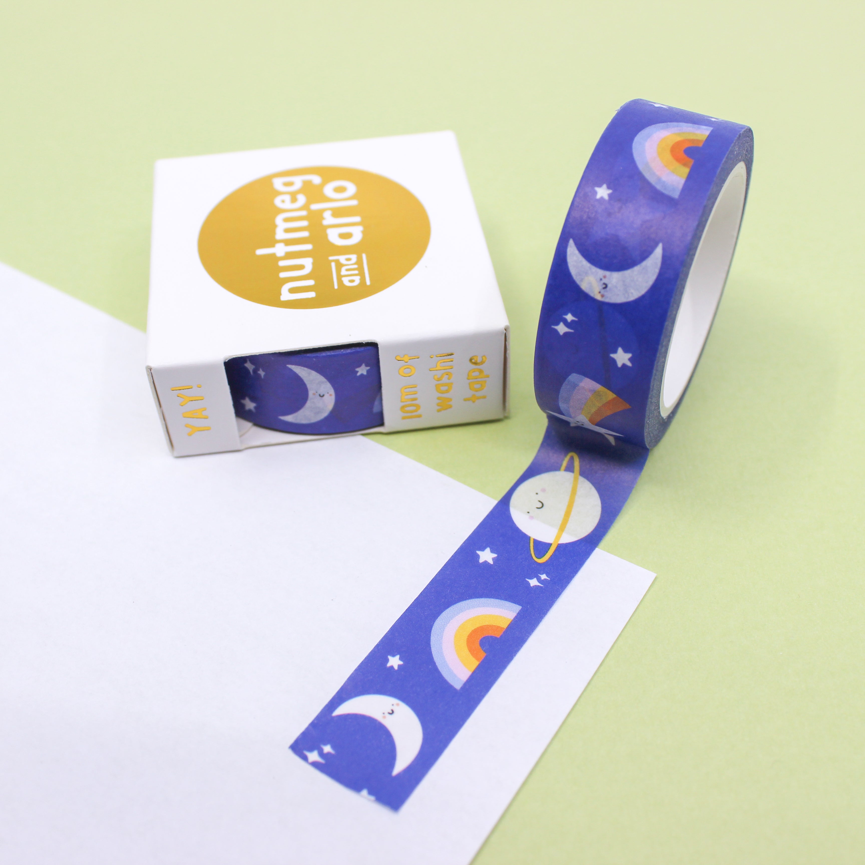 This is a cosmos themed washi tape from BBB Supplies Craft Shop